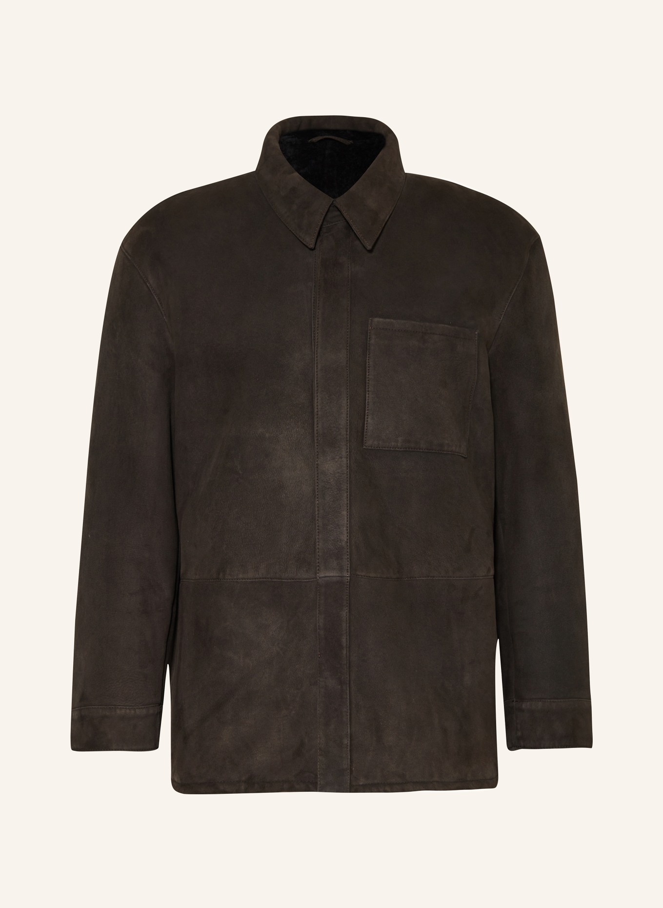 ARMA Leather jacket KUSAN, Color: DARK BROWN (Image 1)