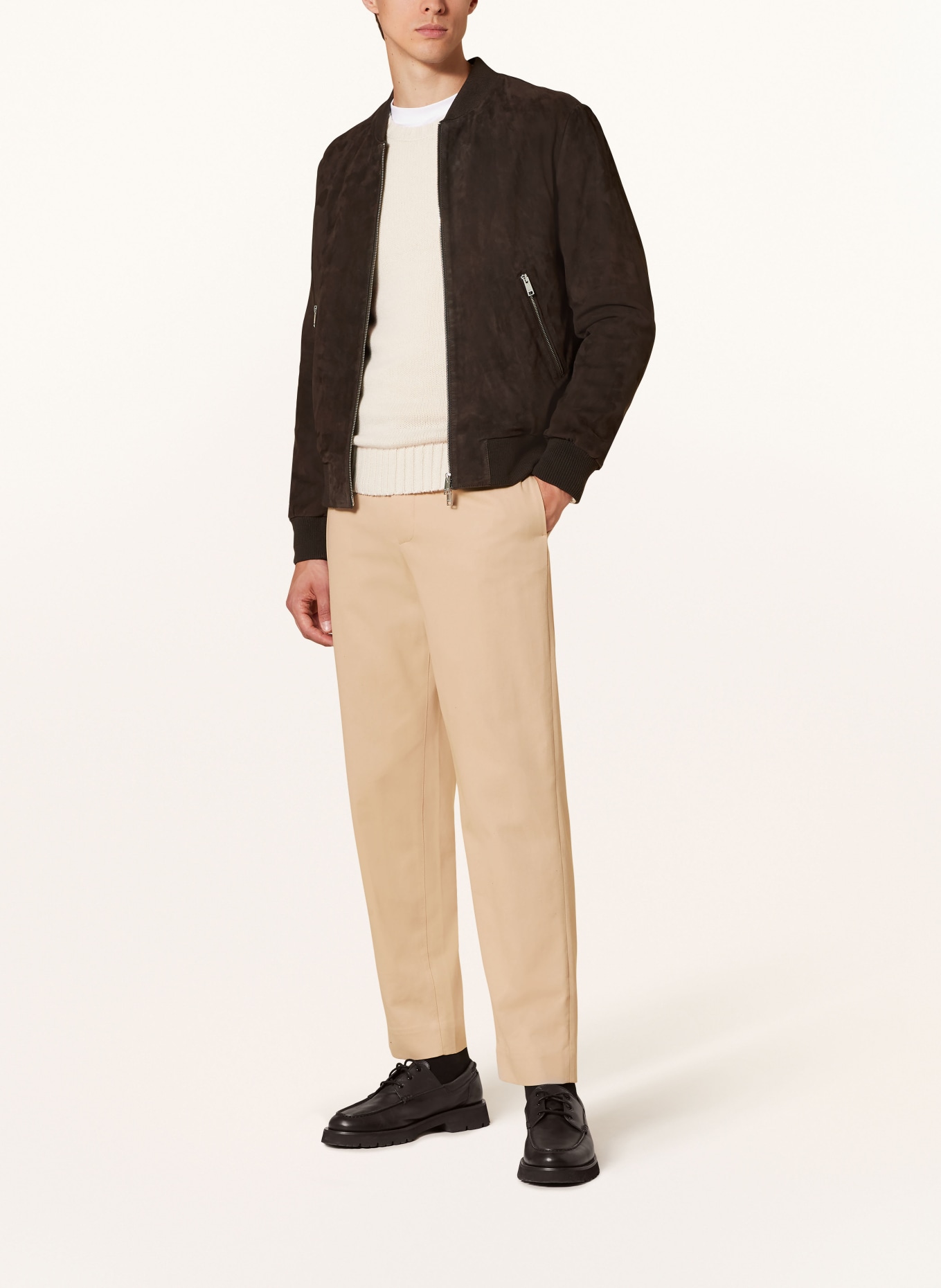 ARMA Lederblouson DIDIER: DUNKELBRAUN