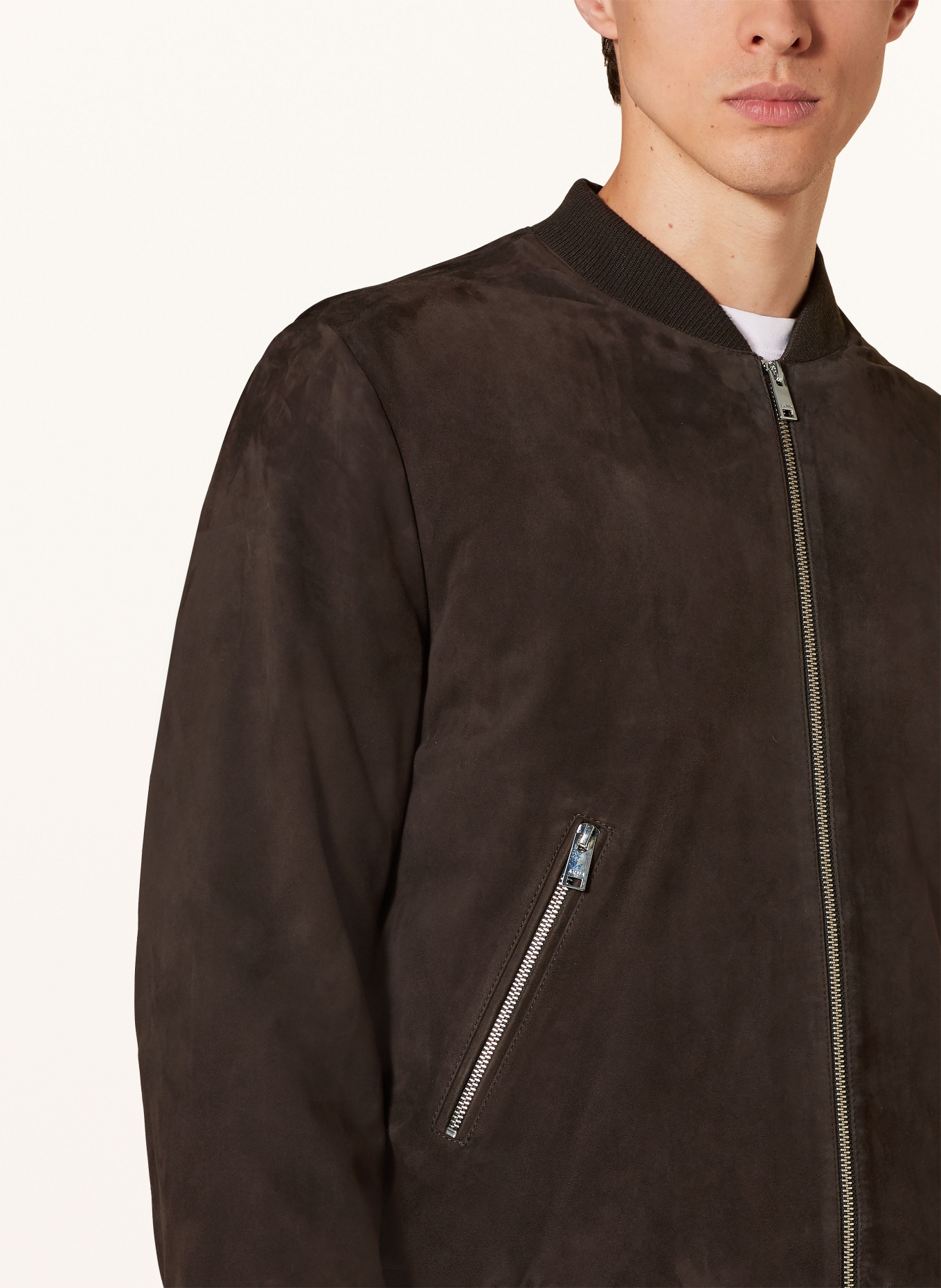 ARMA Lederblouson DIDIER: DUNKELBRAUN