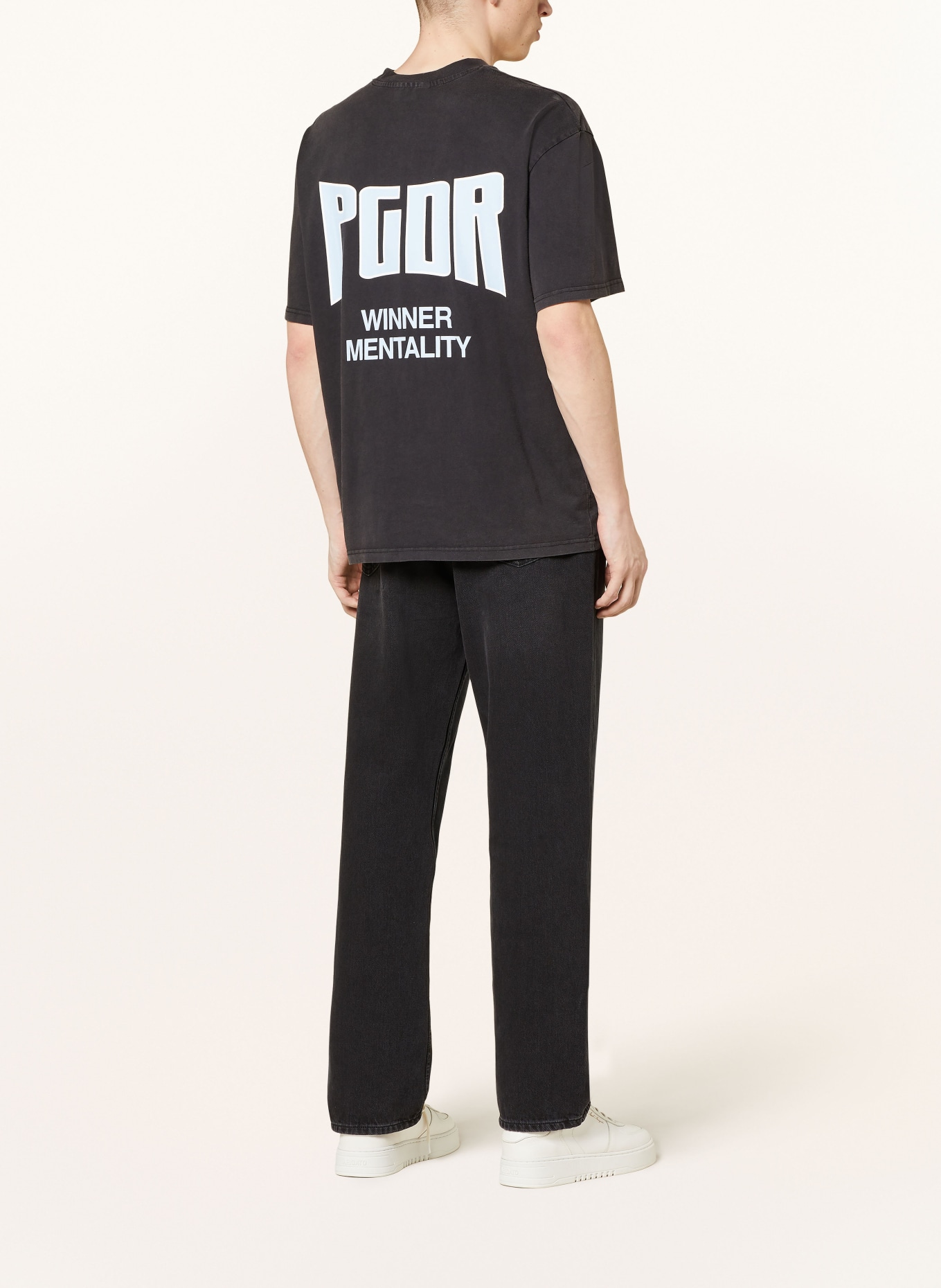 PEGADOR Oversized shirt ALLEN, Color: BLACK (Image 2)