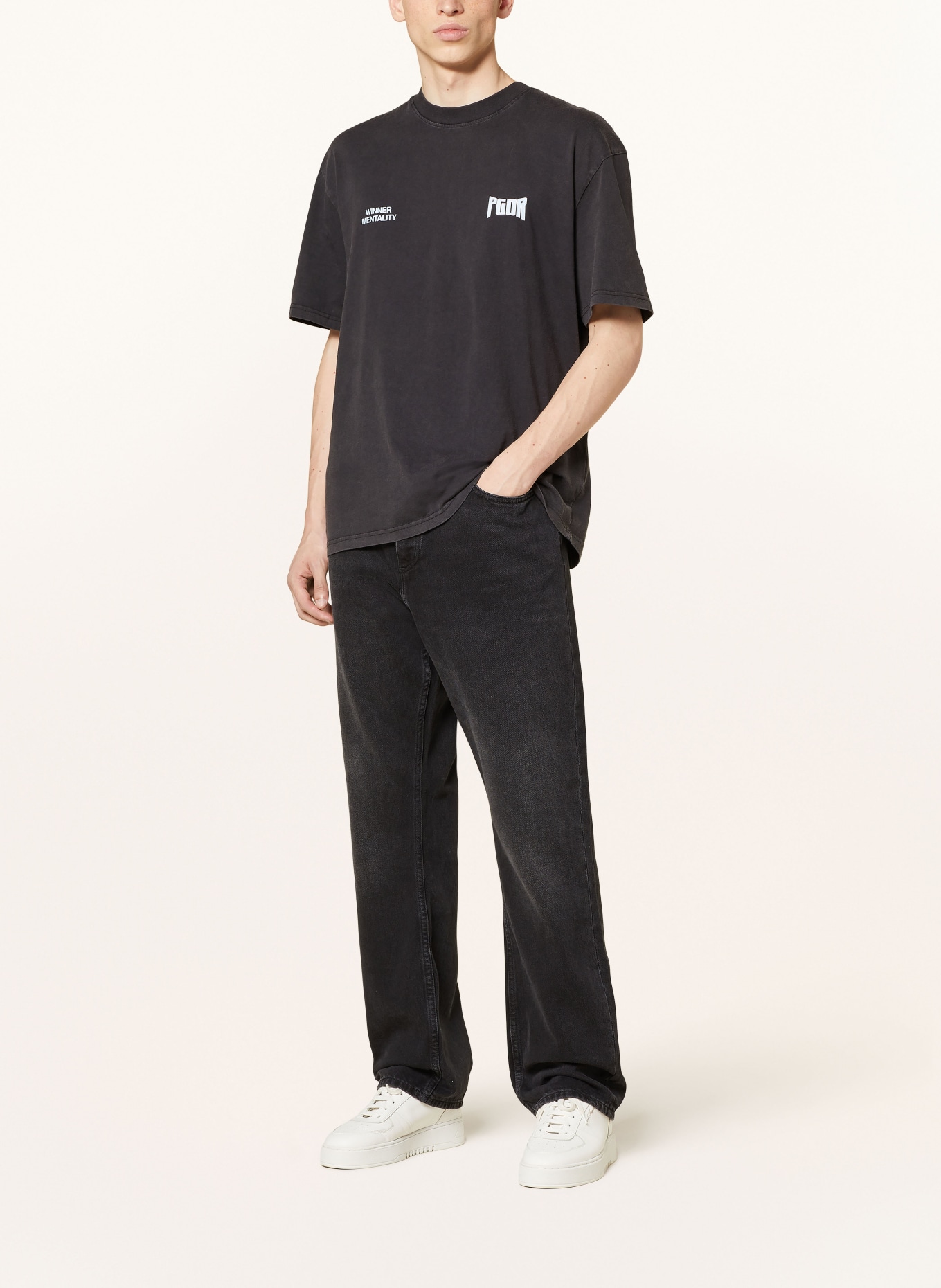 PEGADOR Oversized-Shirt ALLEN, Farbe: SCHWARZ (Bild 3)