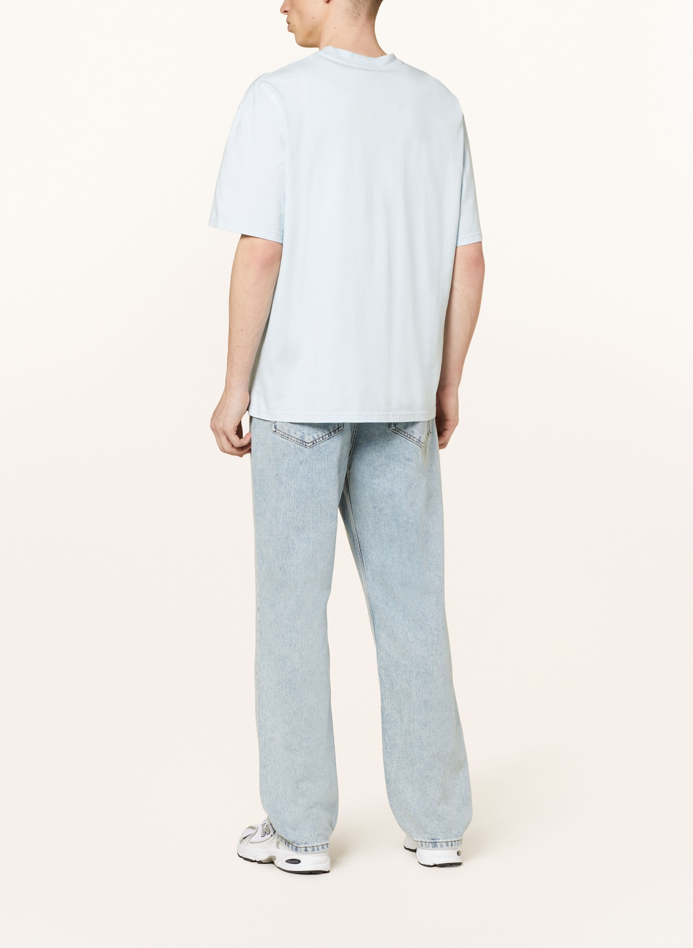 PEGADOR Oversized-Shirt CRYSTAL, Farbe: HELLBLAU (Bild 3)