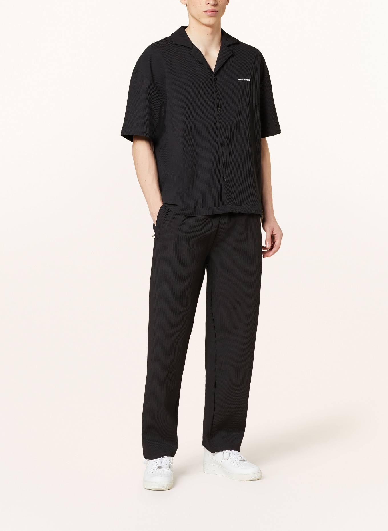 PEGADOR Pants TROY in jogger style regular fit, Color: BLACK (Image 2)