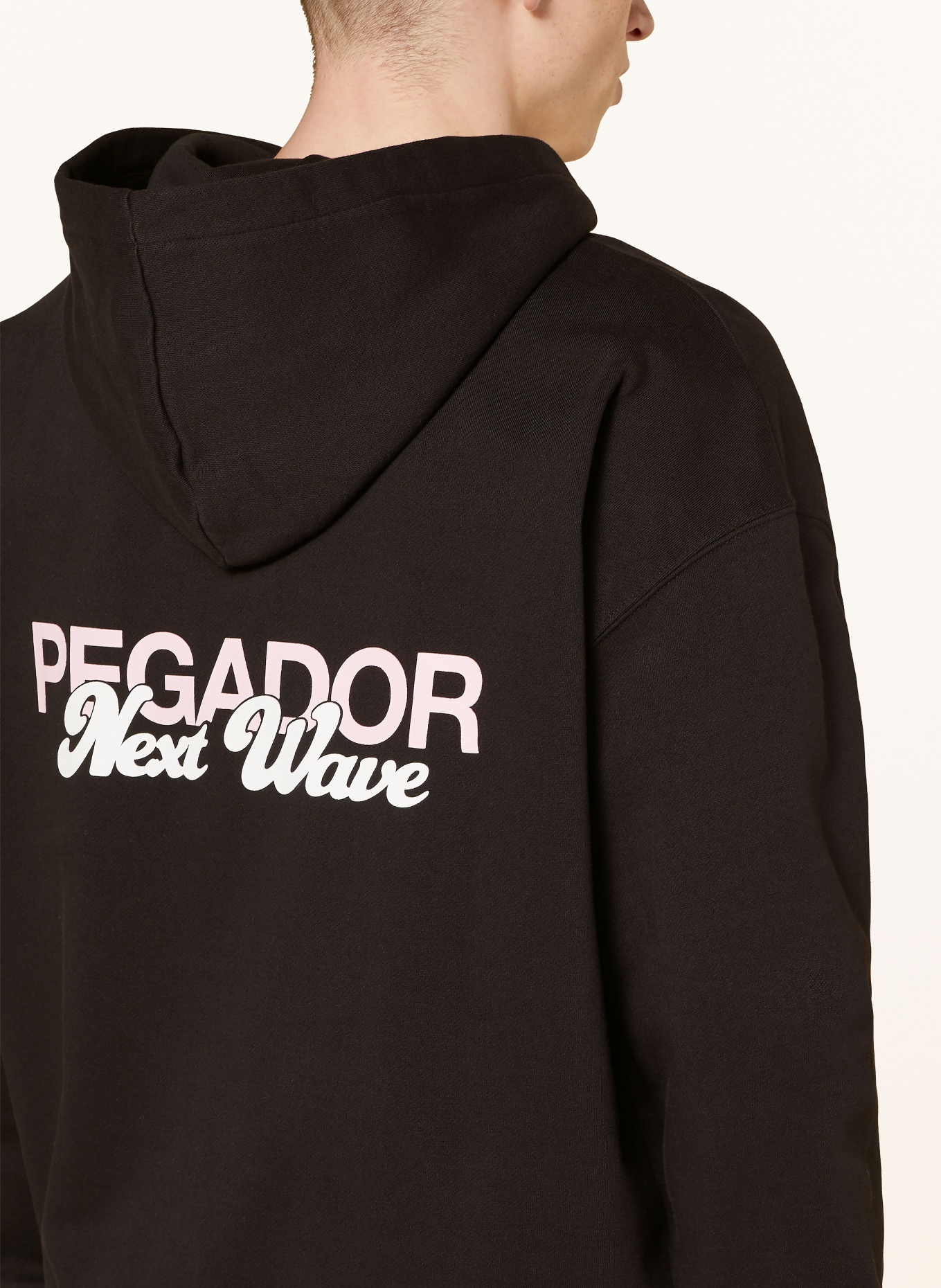 PEGADOR Oversized-Hoodie ALESO, Farbe: SCHWARZ (Bild 5)