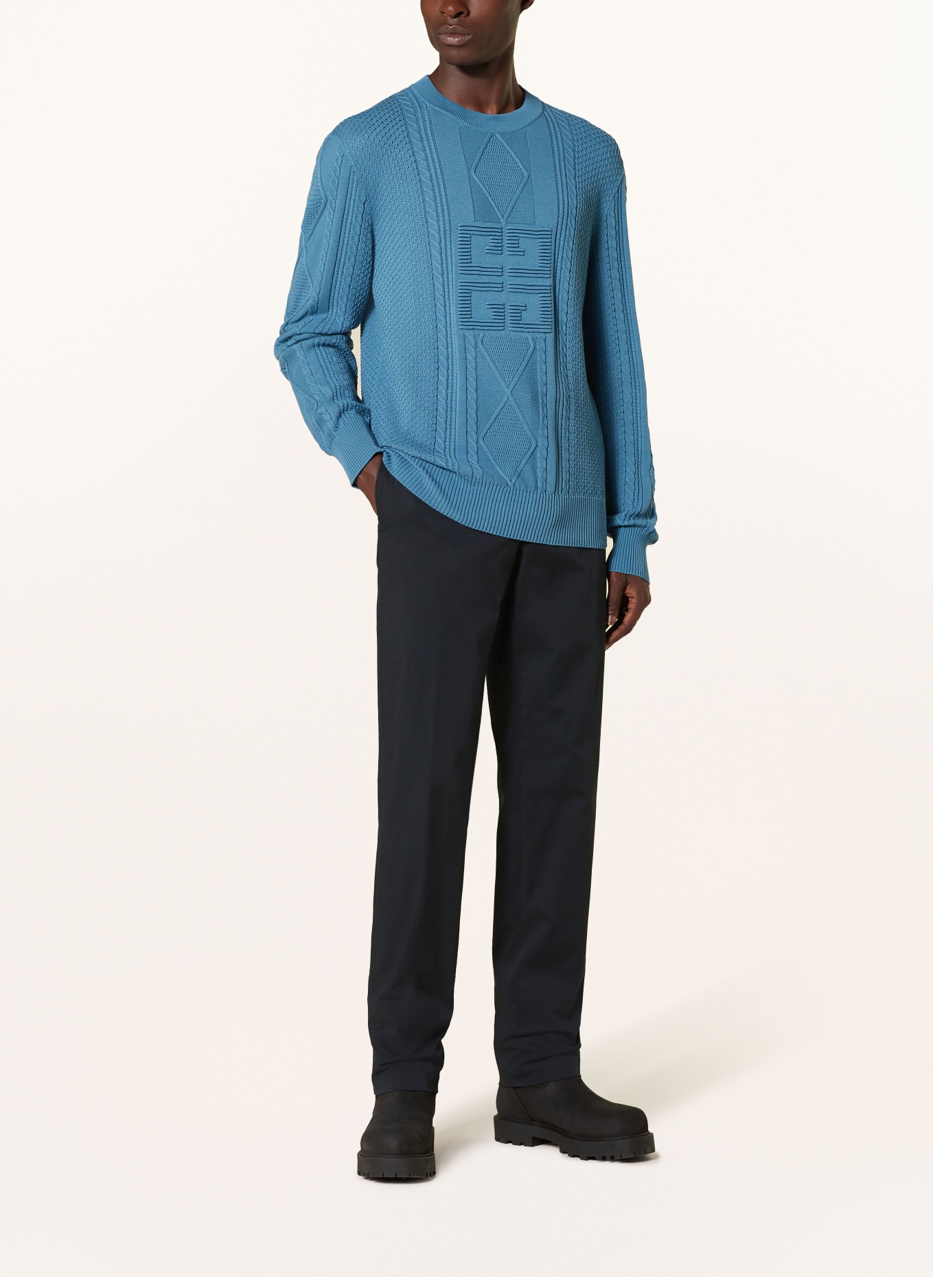 GIVENCHY Chinos regular fit, Color: DARK BLUE (Image 2)