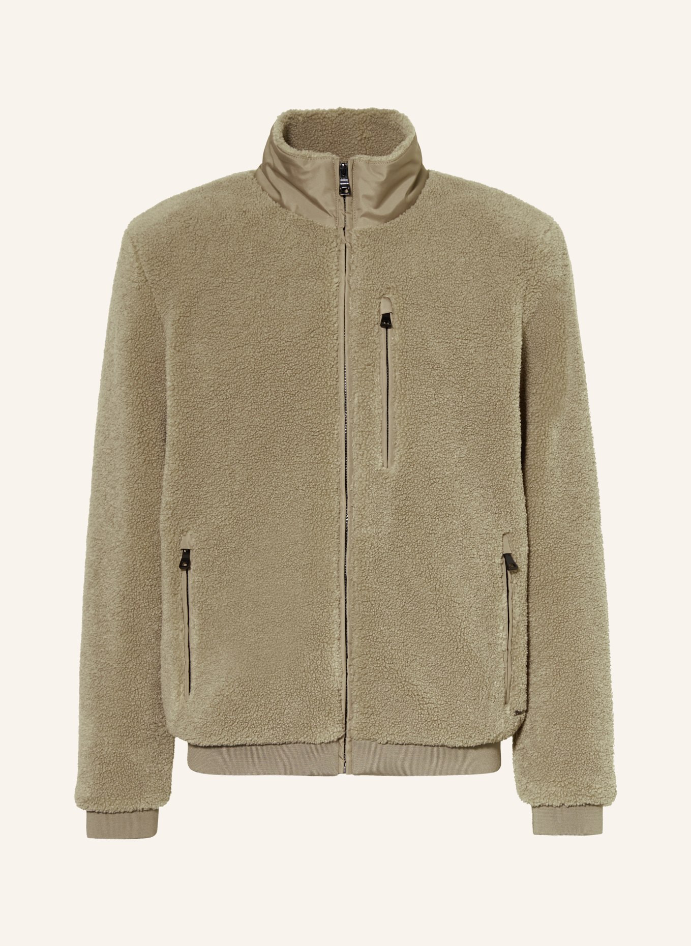 GEOX Teddy bomber jacket in khaki