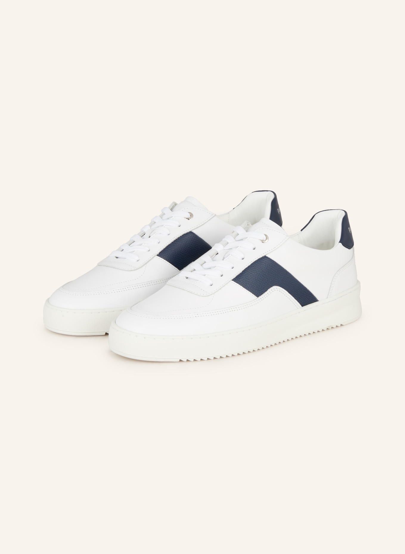 FILLING PIECES Sneaker MONDO GAME, Farbe: WEISS/ DUNKELBLAU (Bild 1)