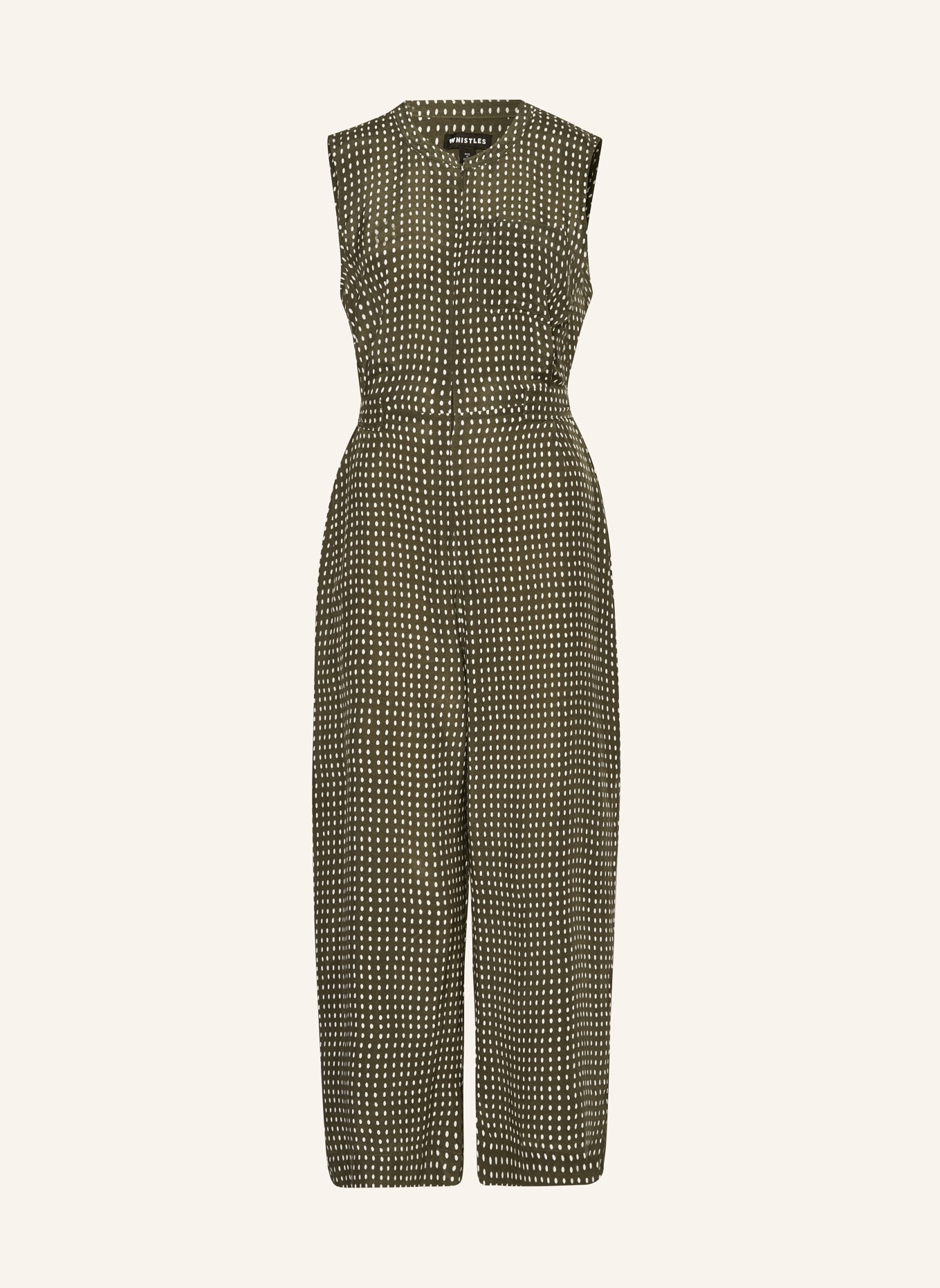 WHISTLES Jumpsuit JOSIE in khaki white