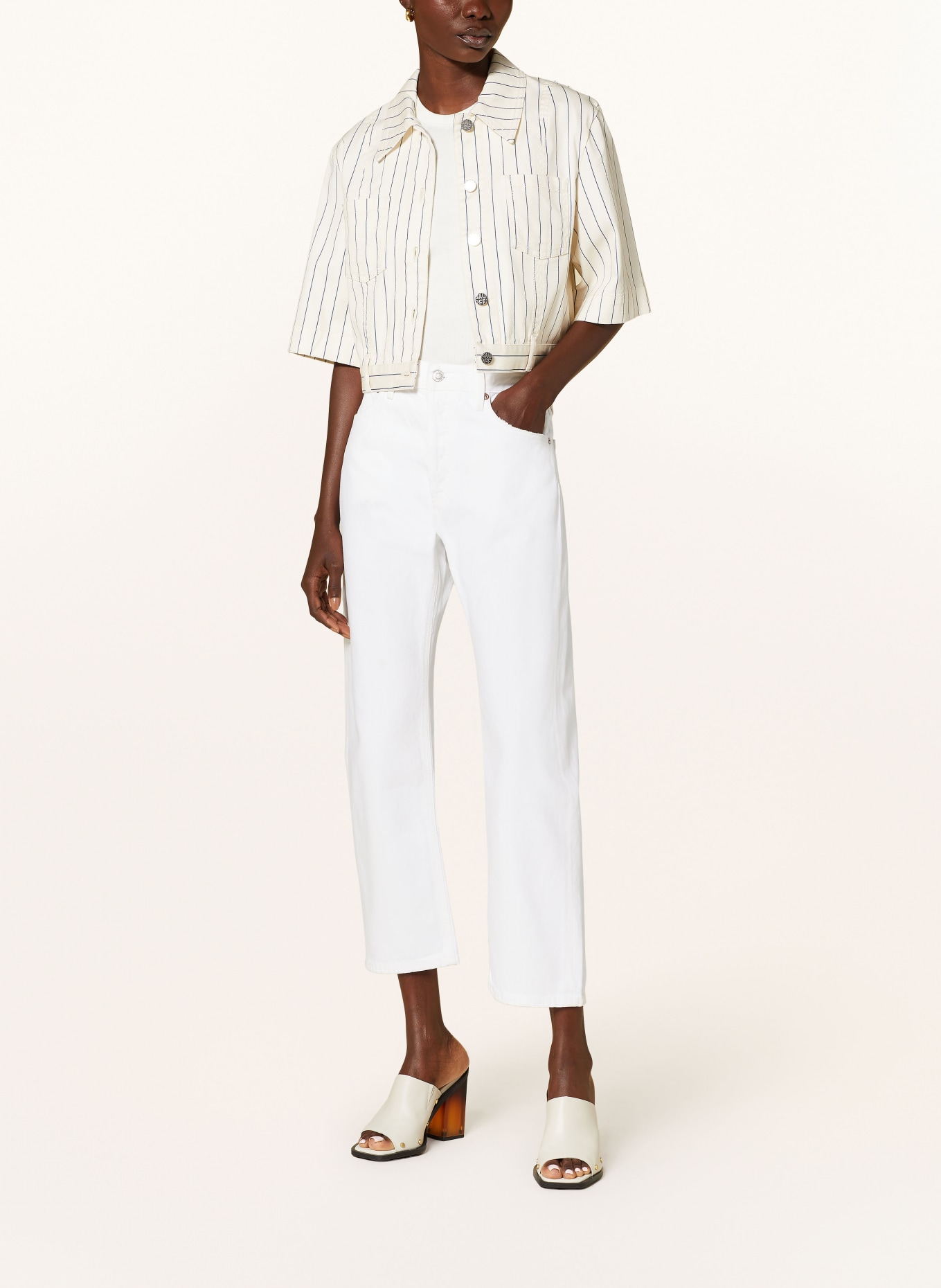 AGOLDE Straight Jeans PARKER, Farbe: milkshake white (Bild 2)