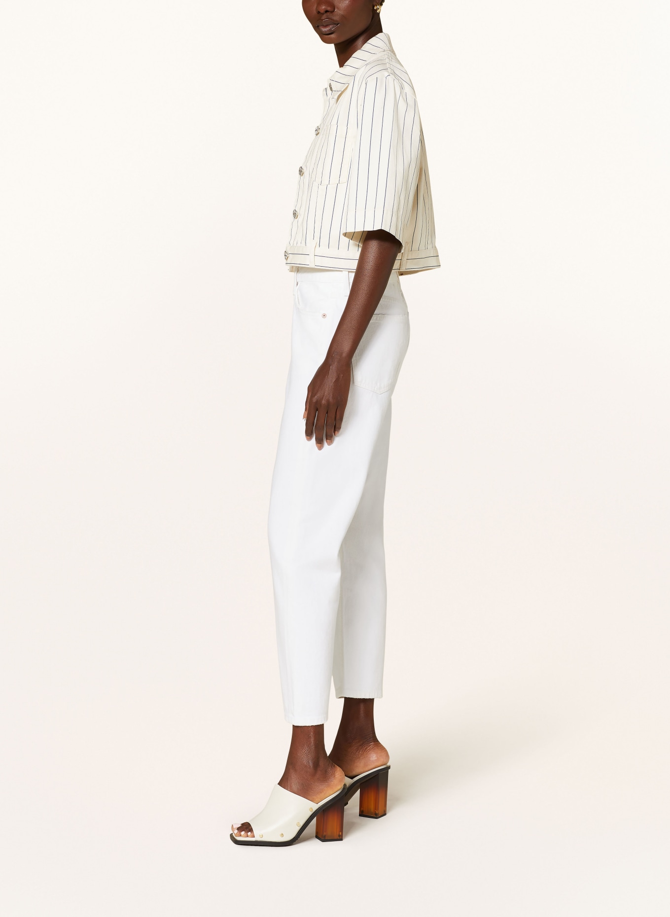AGOLDE Straight Jeans PARKER, Farbe: milkshake white (Bild 4)