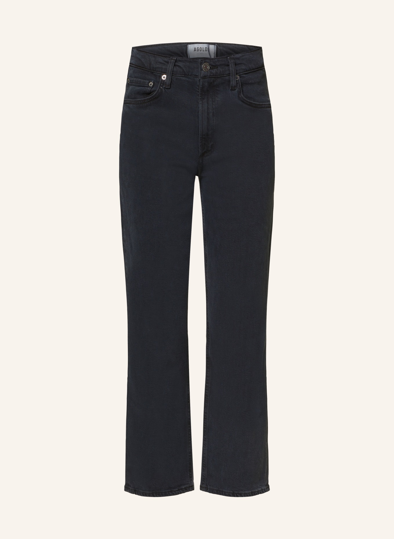 AGOLDE 7/8-Jeans KYE, Farbe: pepper black overdye ind (Bild 1)