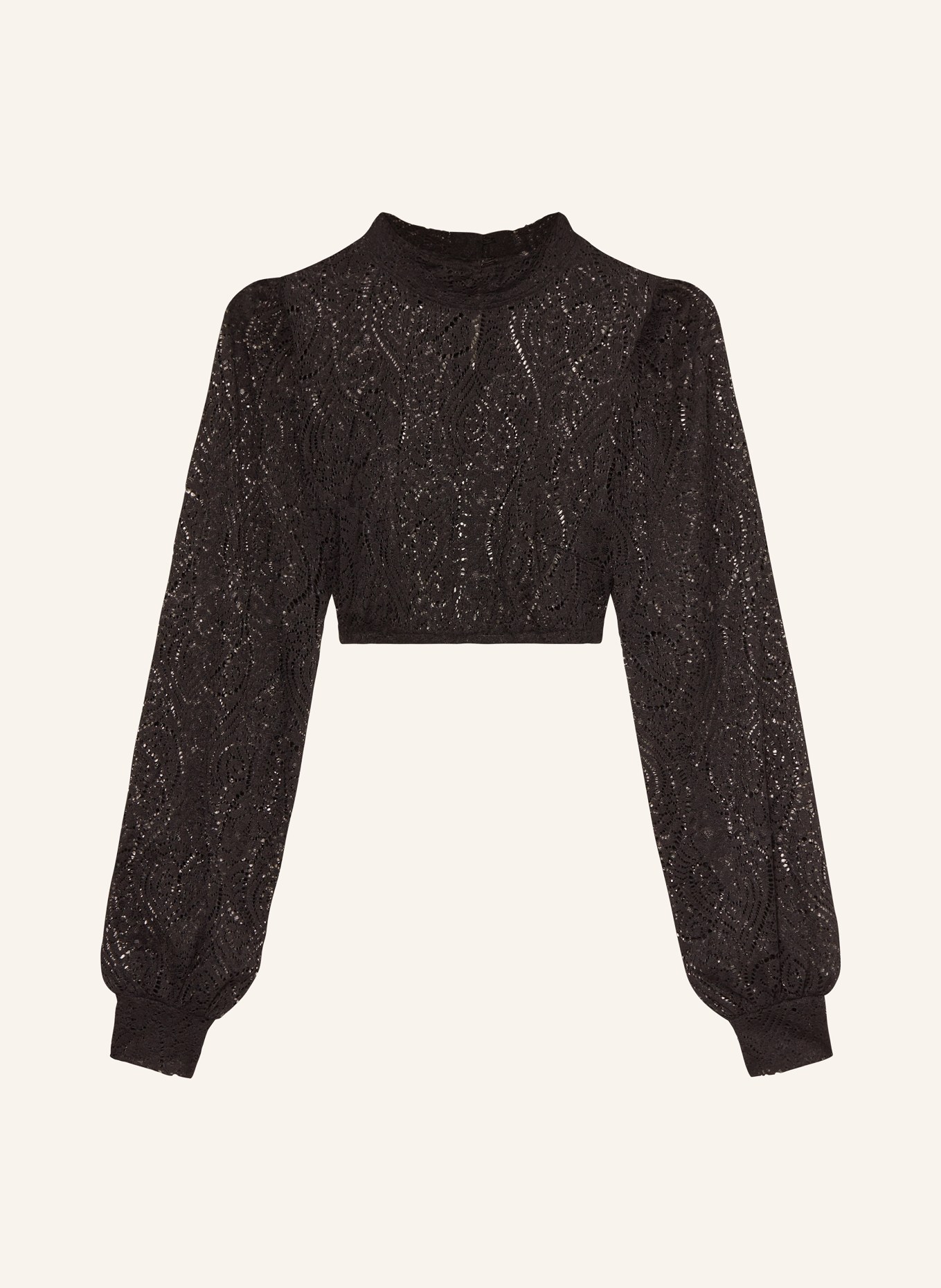 Johann & Johanna Dirndlbluse aus Spitze: SCHWARZ