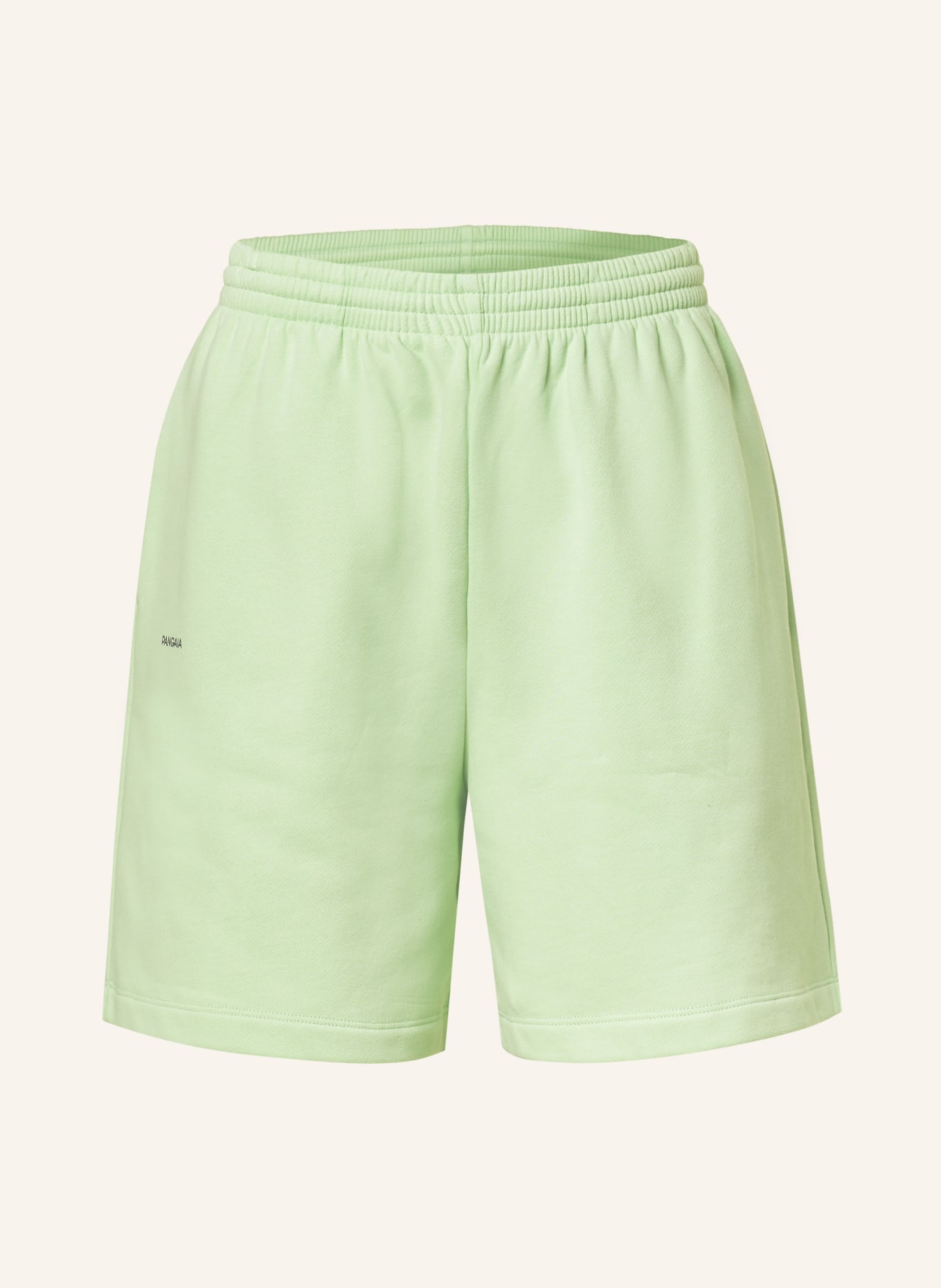 PANGAIA Sweat shorts, Color: LIGHT GREEN (Image 1)