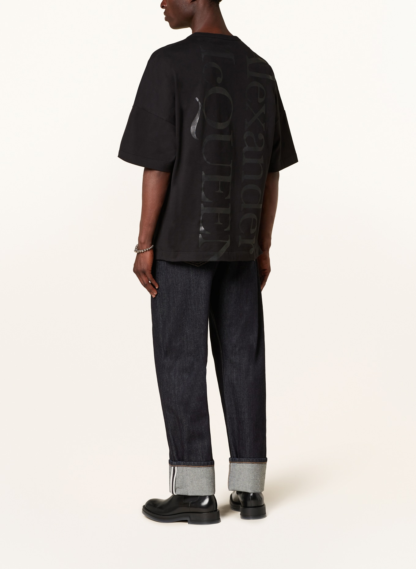 McQUEEN T-shirt: BLACK