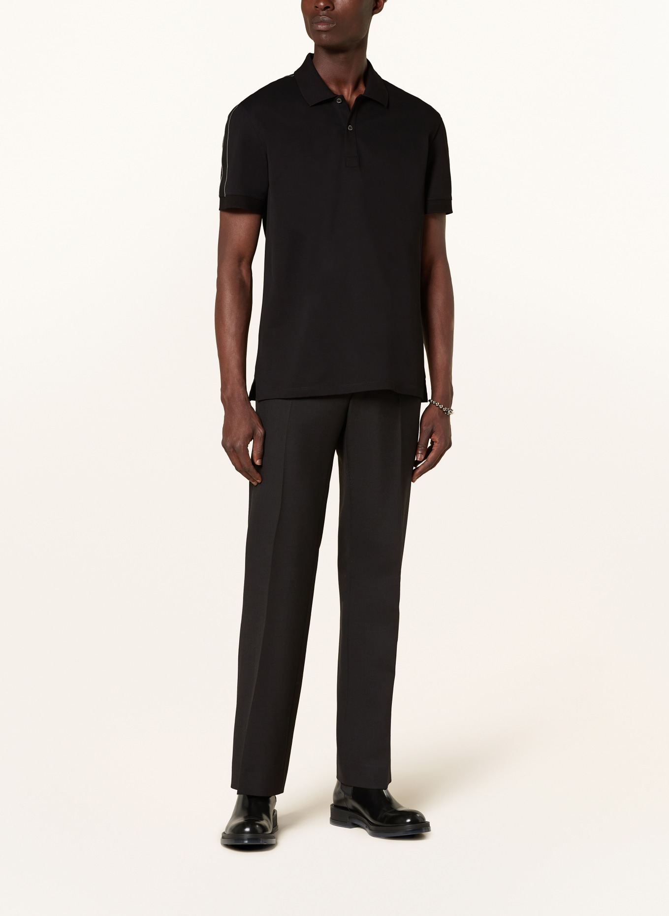 Alexander McQUEEN Pique polo shirt regular fit