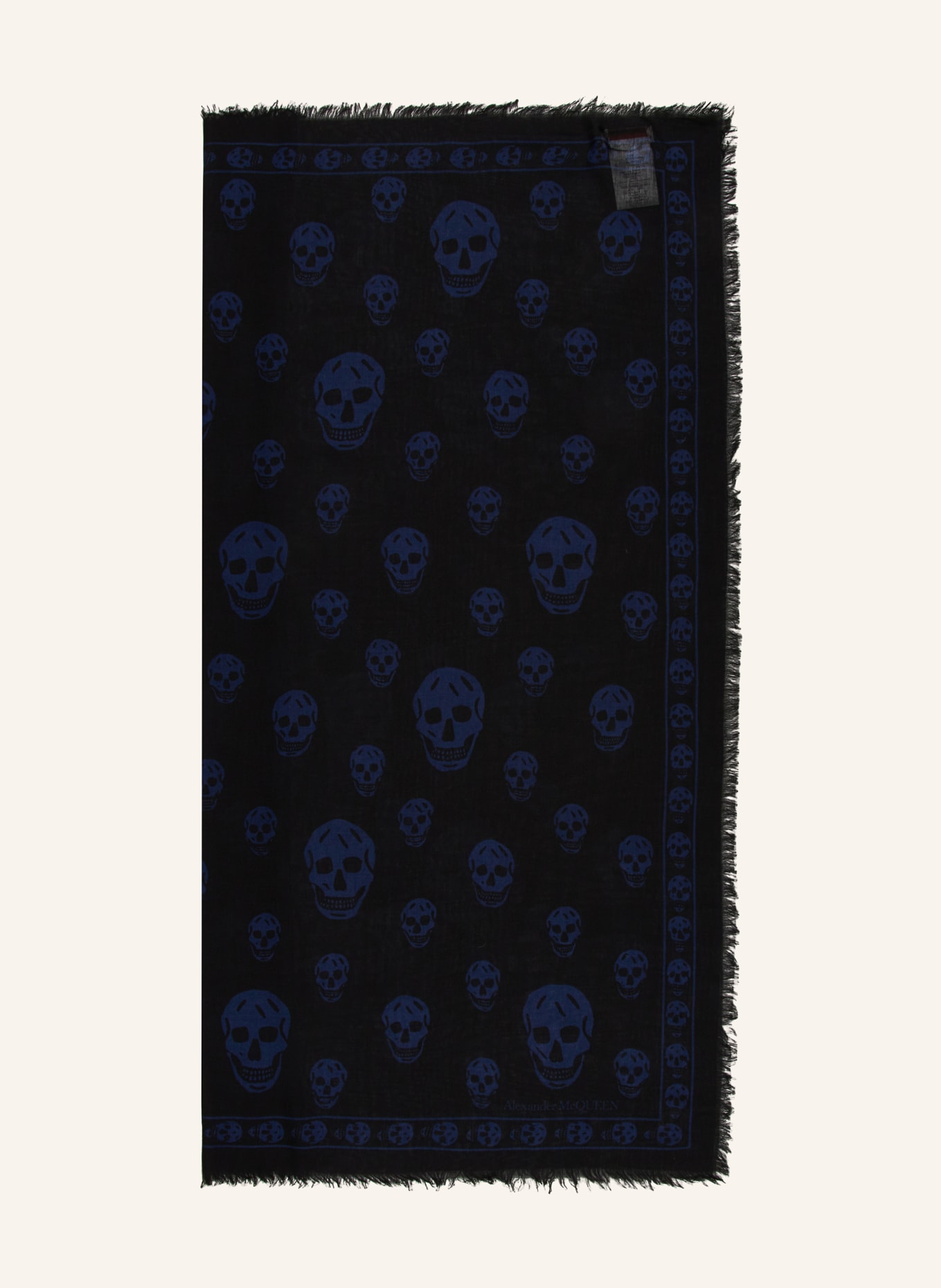Alexander McQUEEN Tuch in schwarz dunkelblau