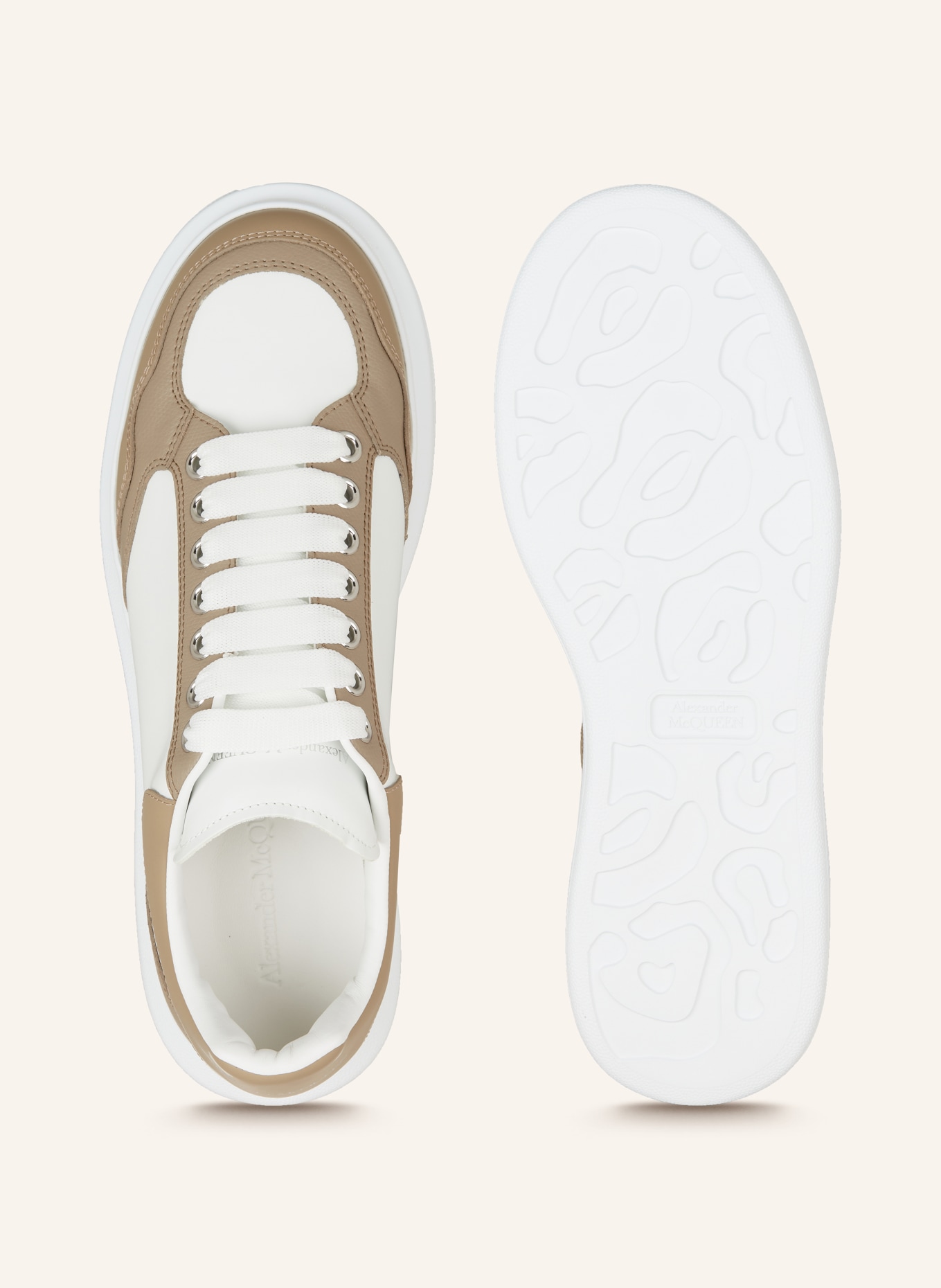 Alexander McQUEEN Sneaker in weiss braun