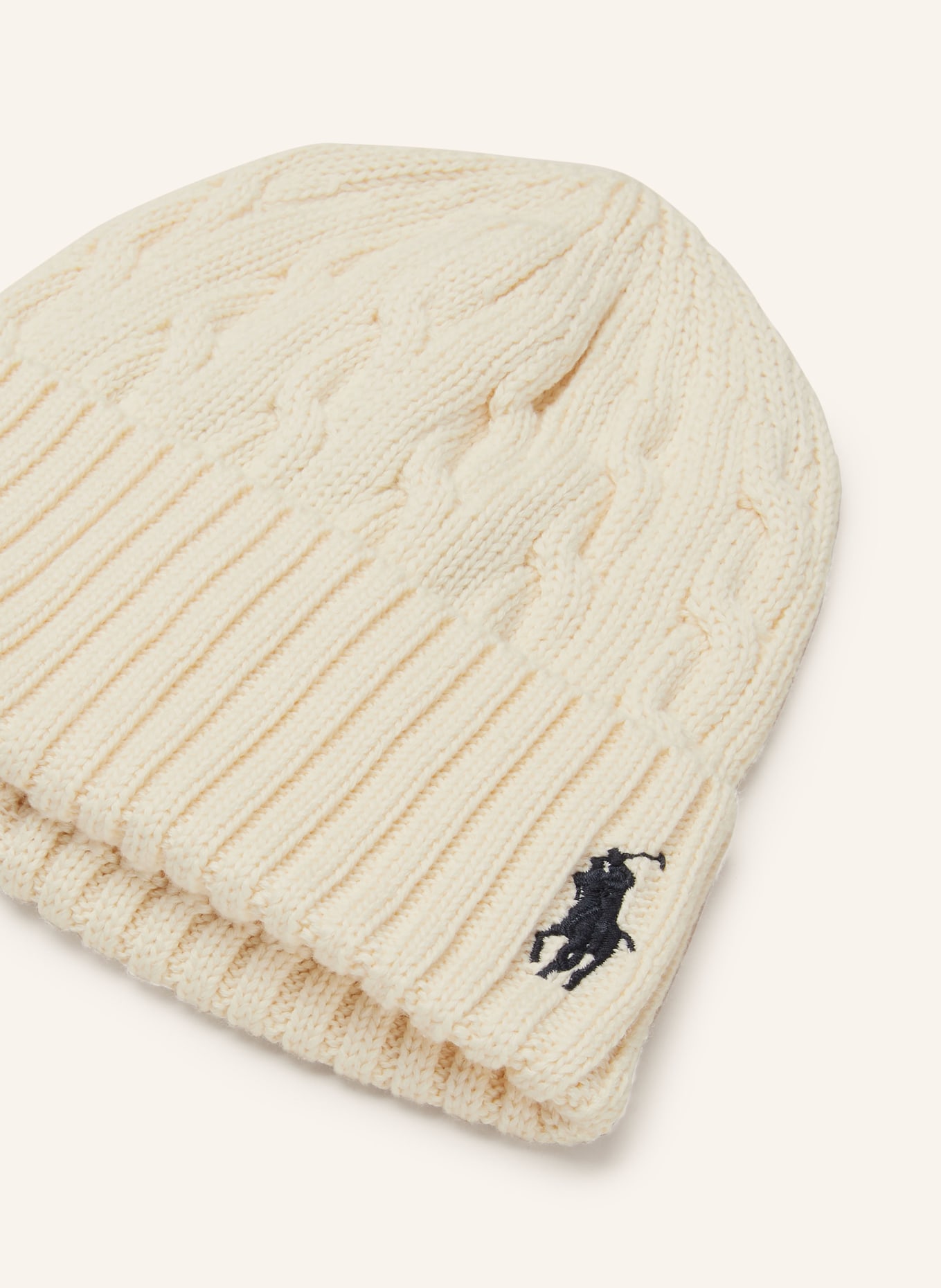 POLO RALPH LAUREN Beanie in cream
