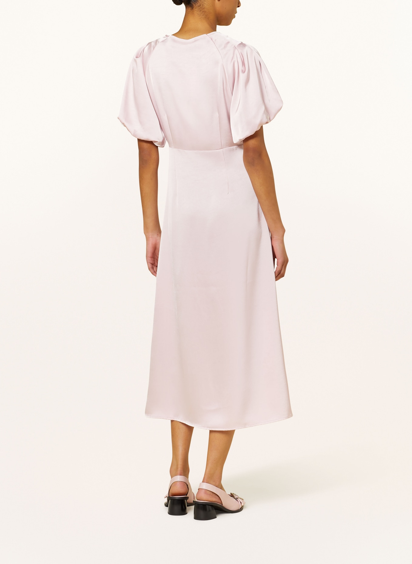 NEO NOIR Sukienka satynowa ILLANA, Kolor: JASNORÓŻOWY (Obrazek 3)