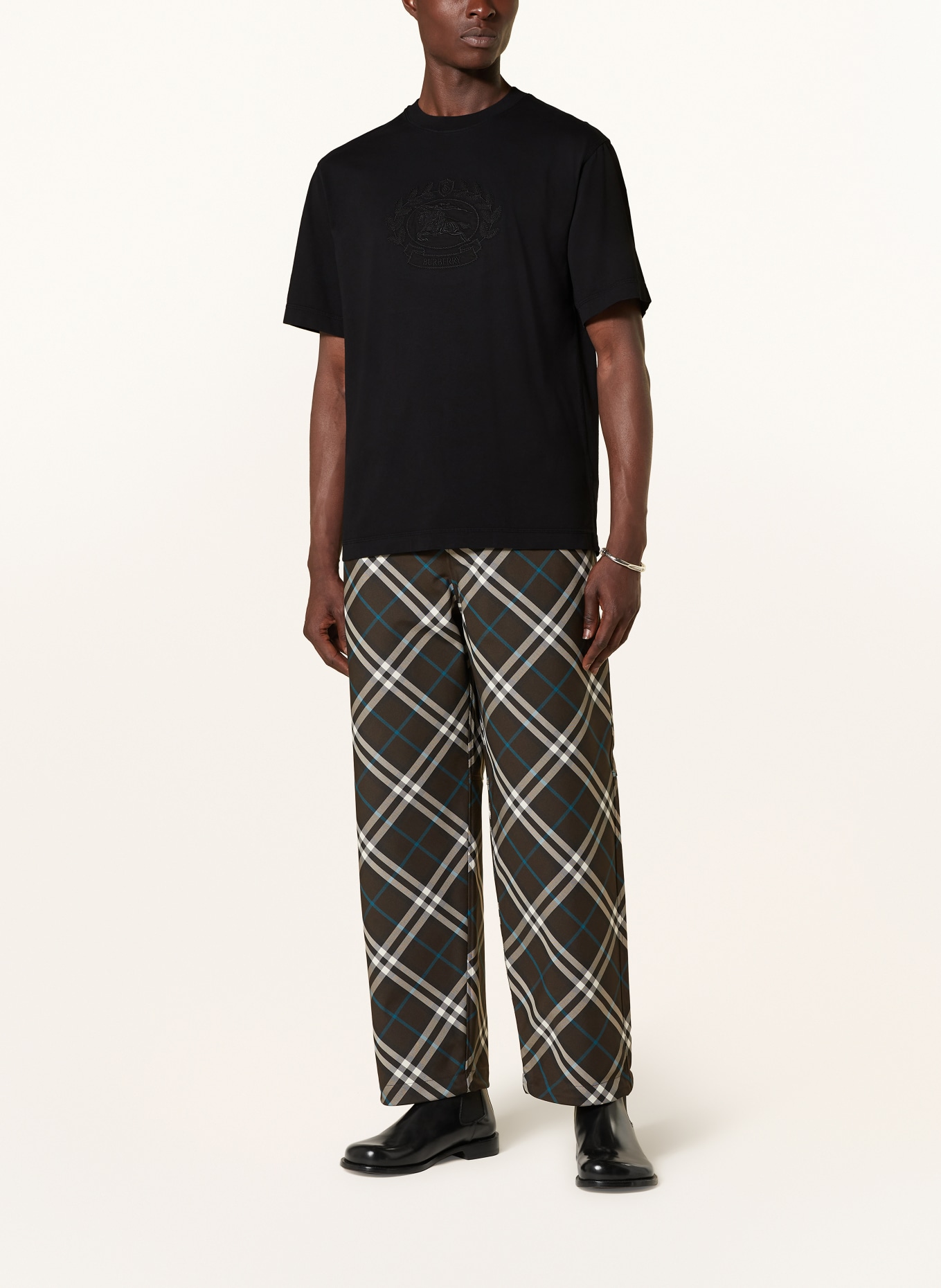 BURBERRY T-shirt: CZARNY