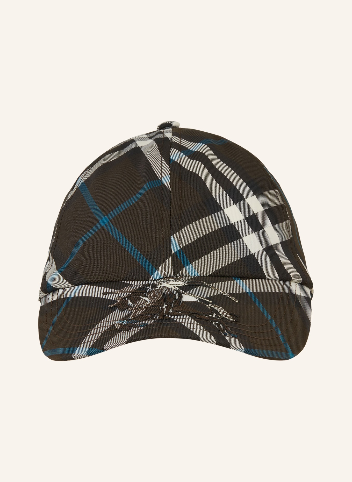 Black burberry cap clearance