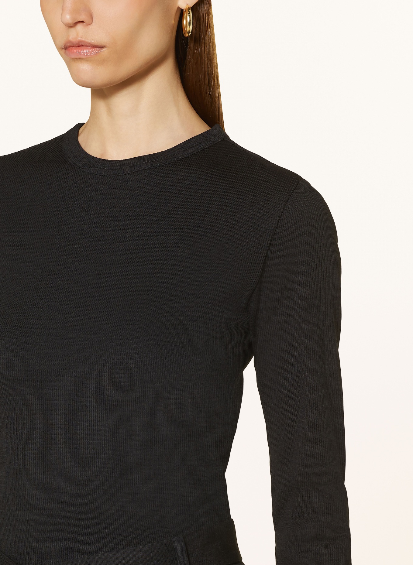 MRS & HUGS Longsleeve: SCHWARZ