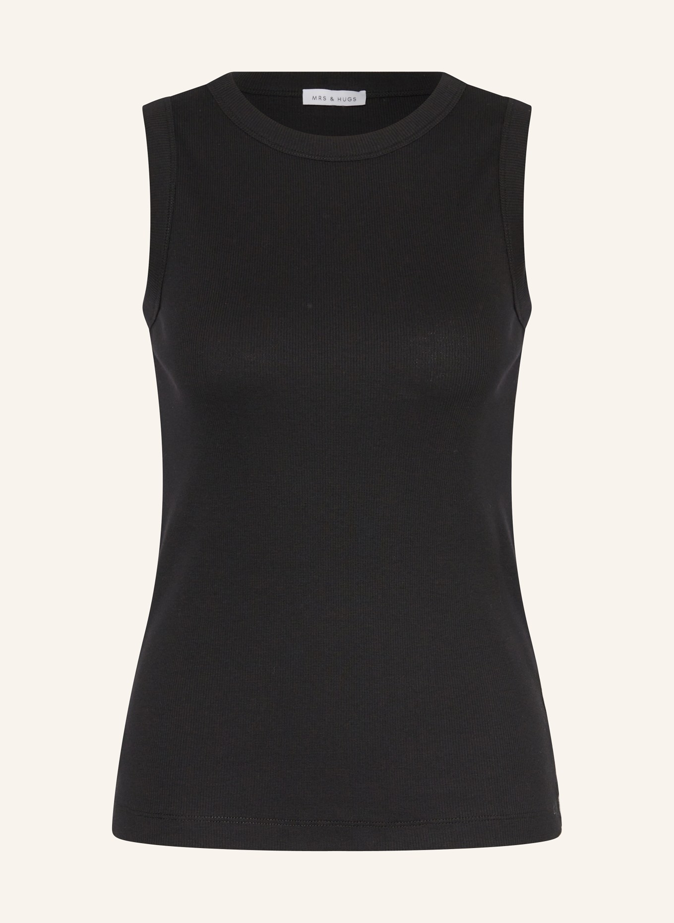 MRS & HUGS Top, Color: BLACK (Image 1)