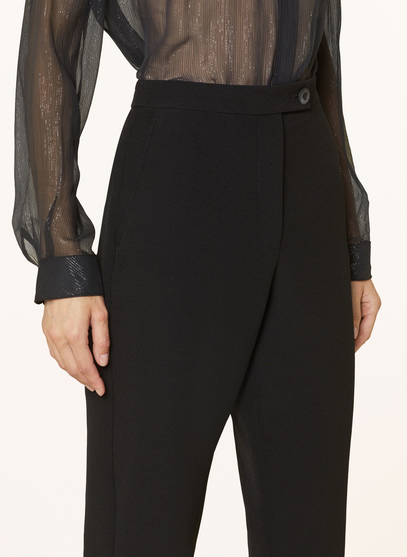 EMPORIO ARMANI Hose: SCHWARZ