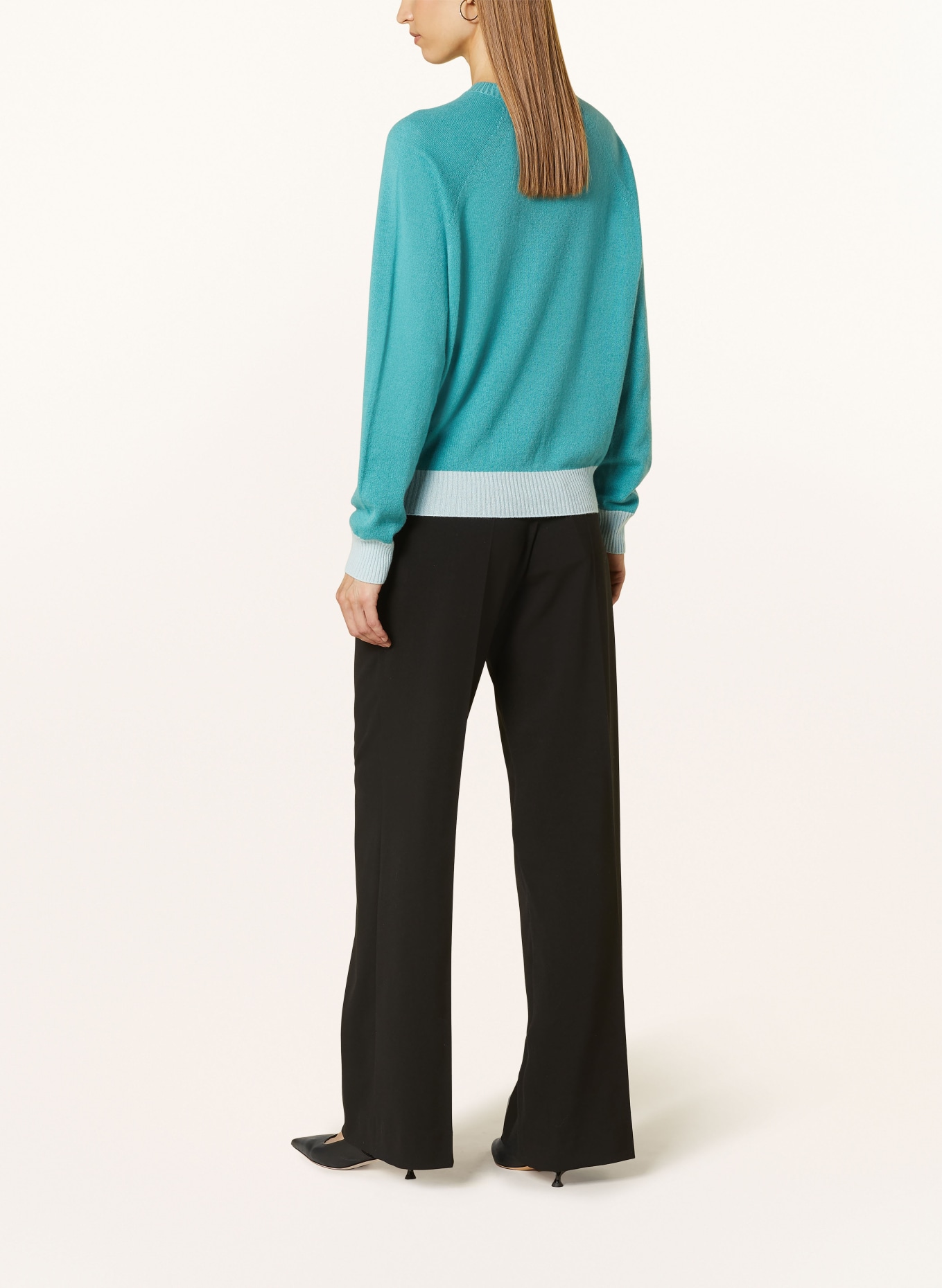 EMPORIO ARMANI Pullover mit Cashmere: MINT