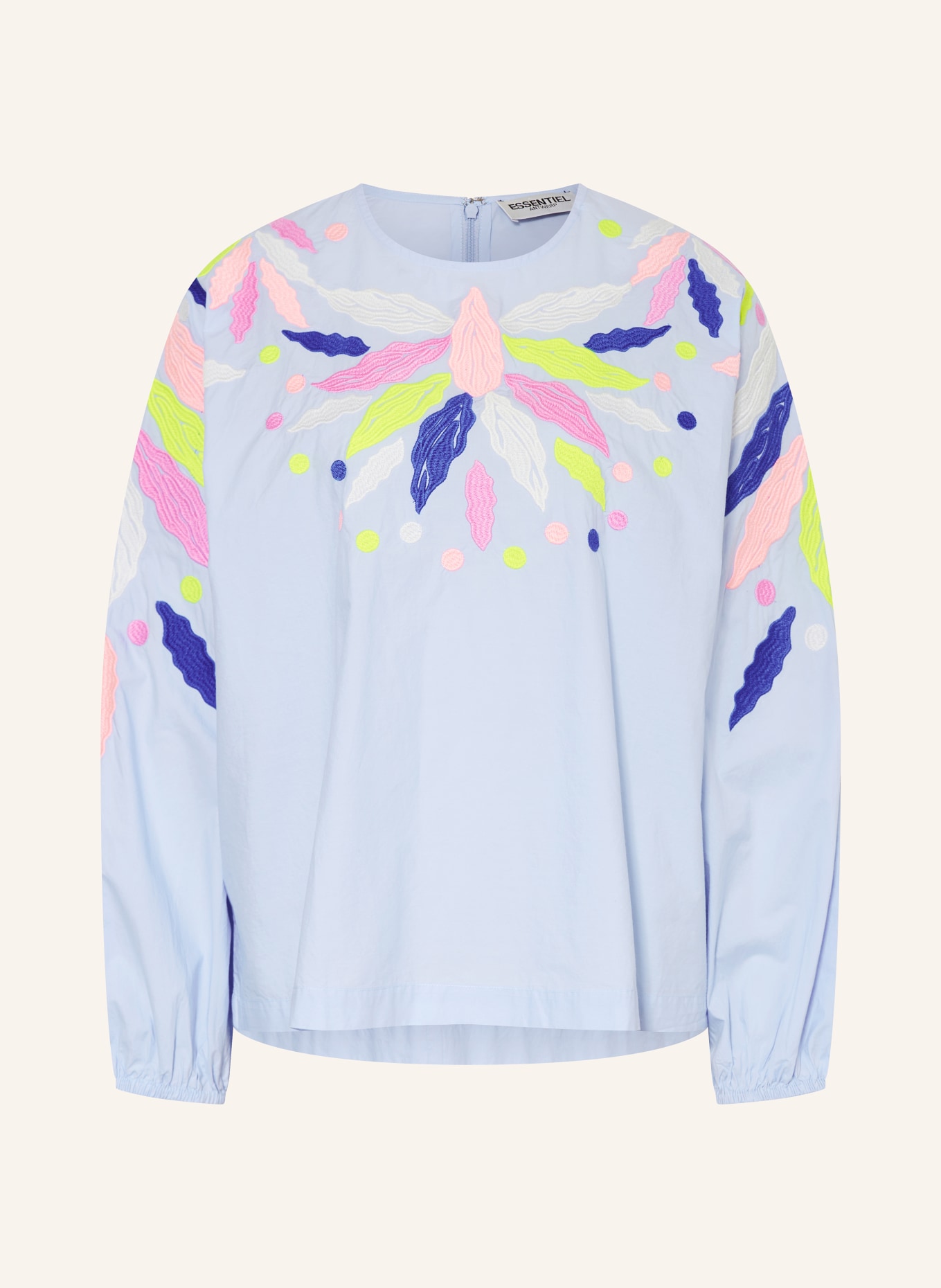 ESSENTIEL ANTWERP Shirt blouse GALAXY, Color: LIGHT BLUE/ PINK/ BLUE (Image 1)