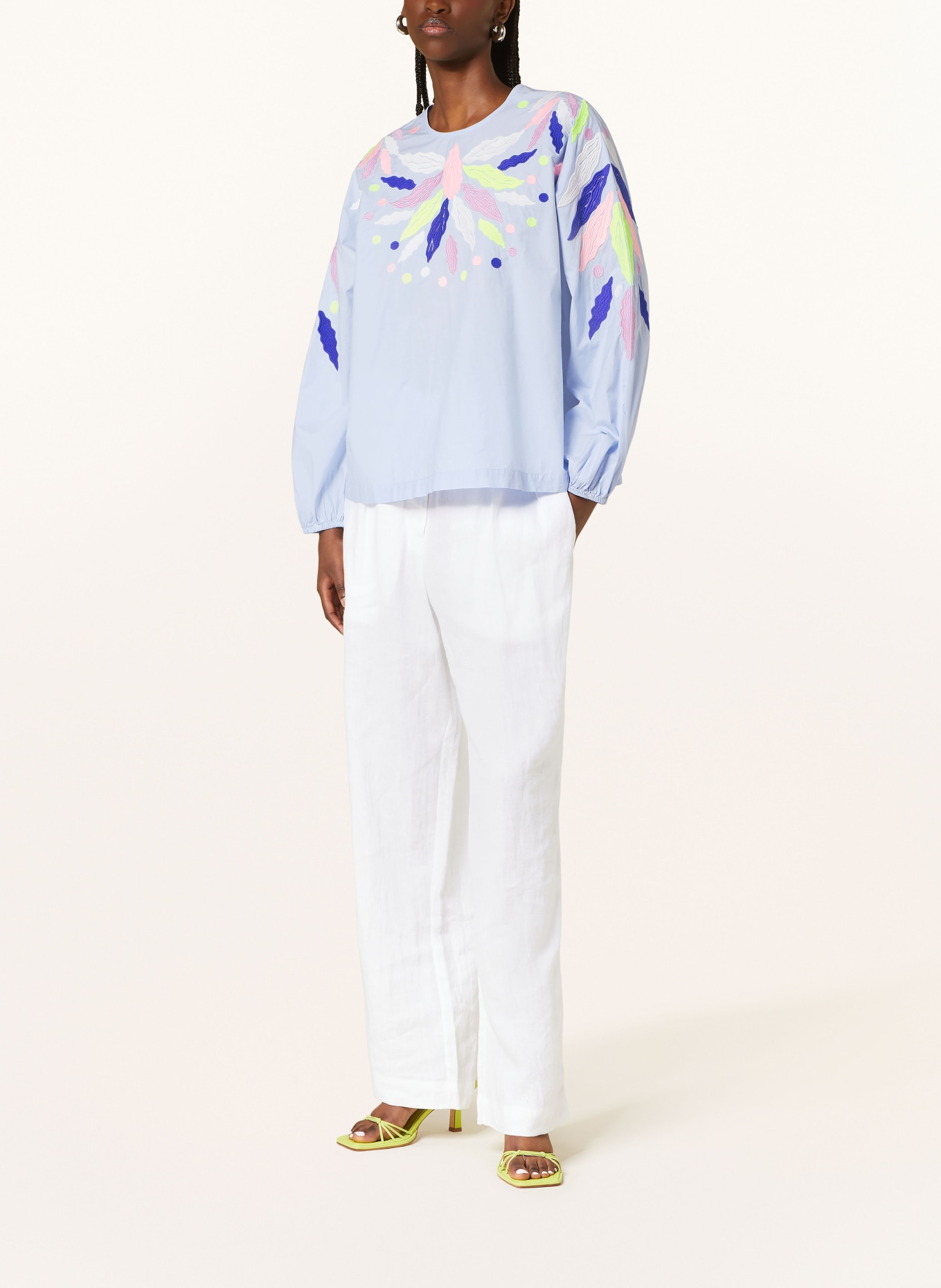 ESSENTIEL ANTWERP Shirt blouse GALAXY, Color: LIGHT BLUE/ PINK/ BLUE (Image 2)