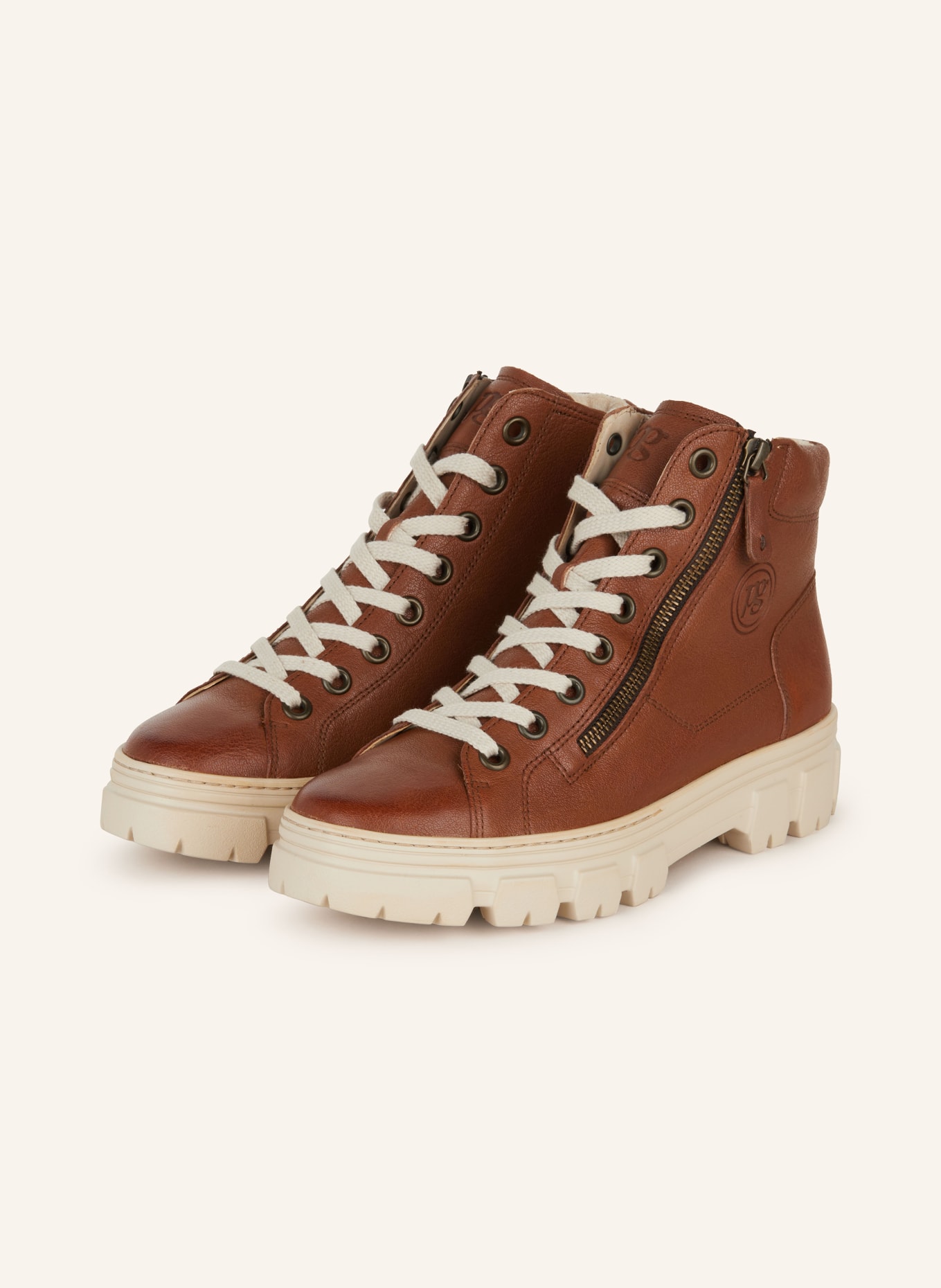 paul green Lace-up boots: BROWN