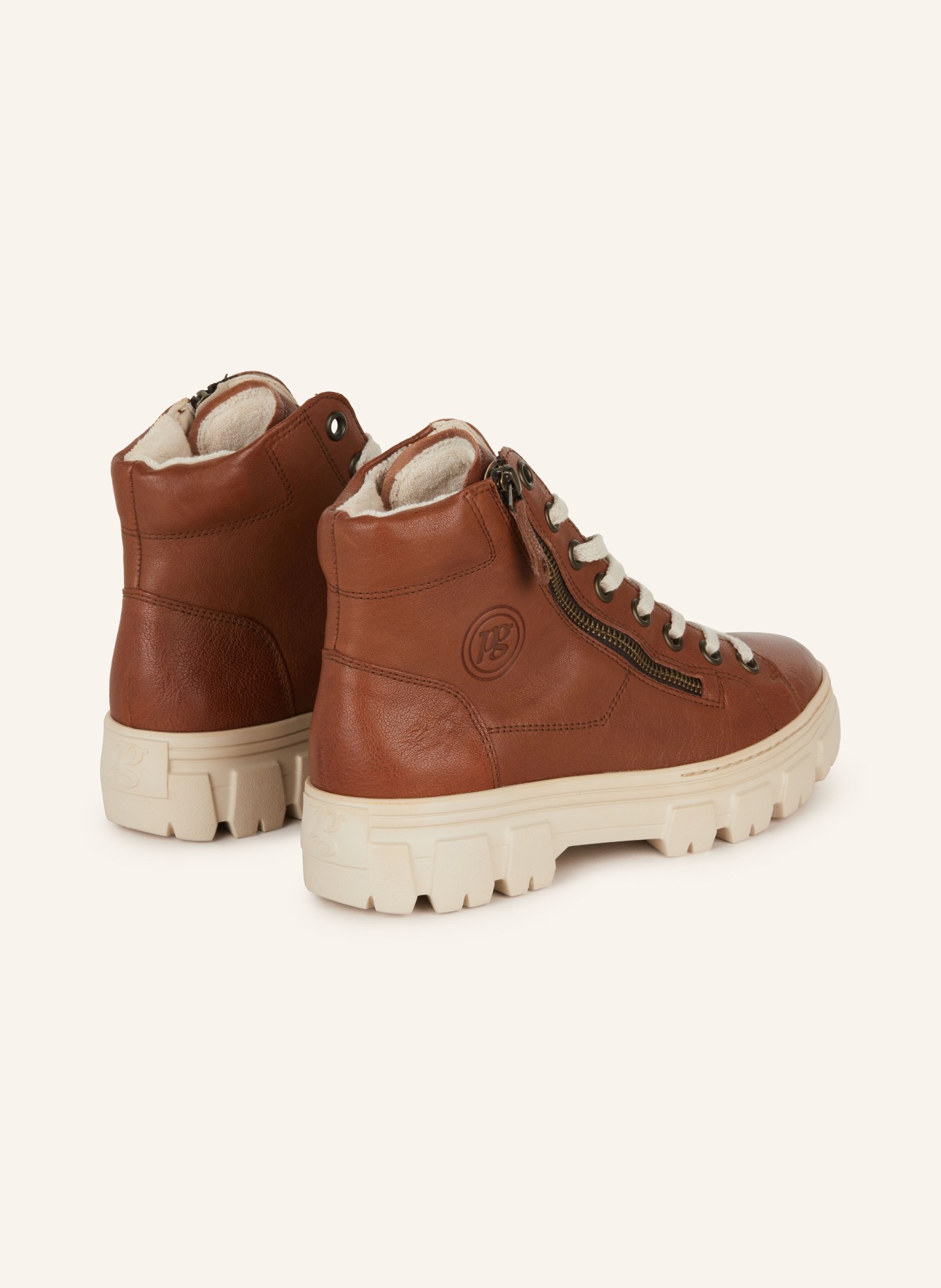 paul green Lace-up boots: BROWN