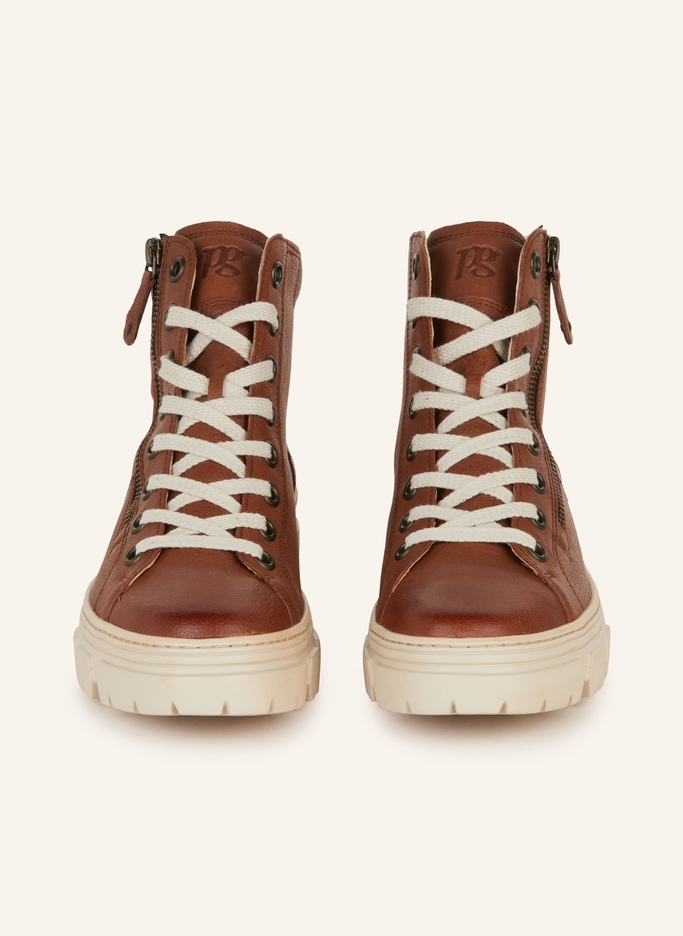paul green Lace-up boots: BROWN