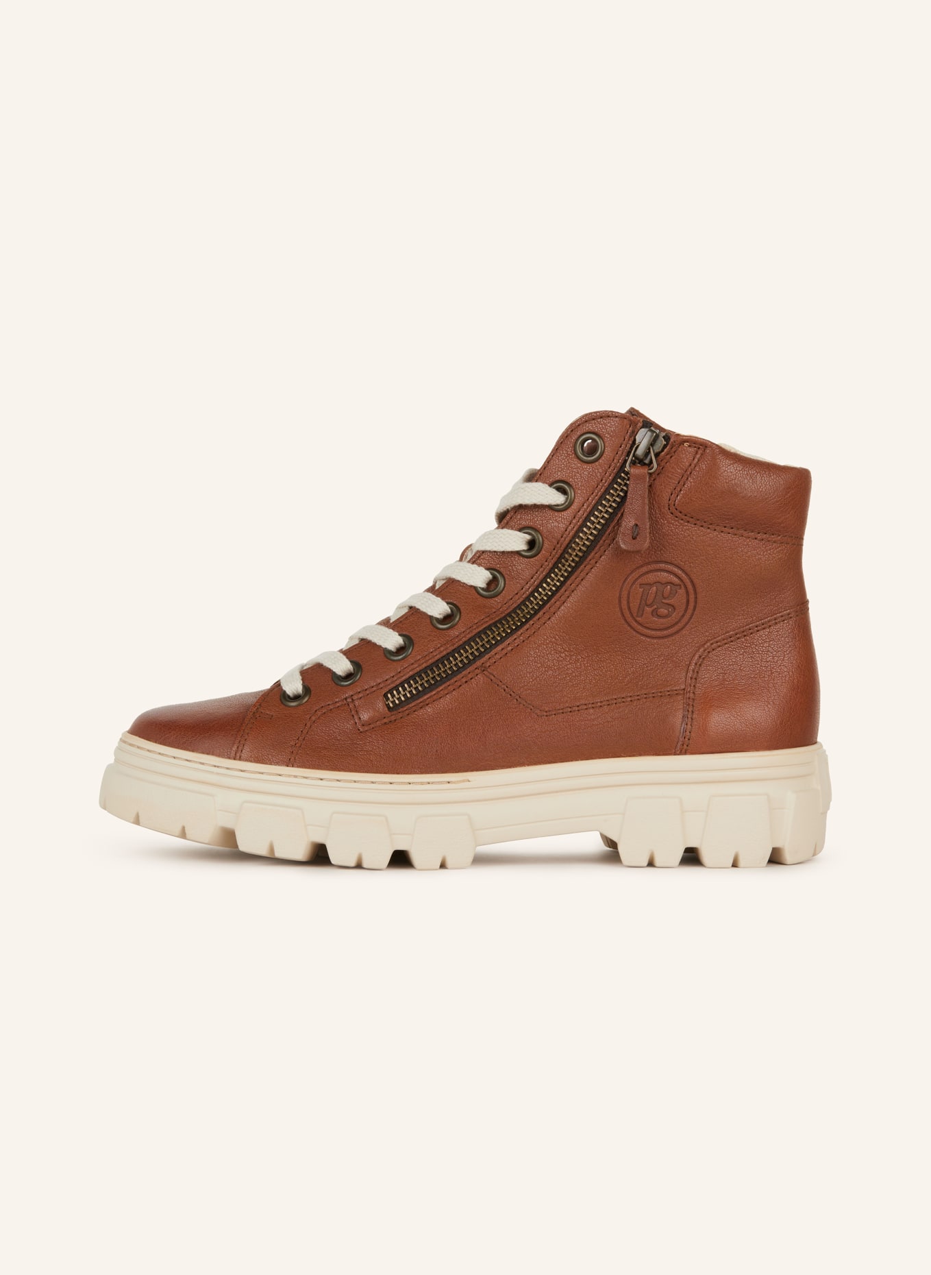 paul green Lace-up boots: BROWN