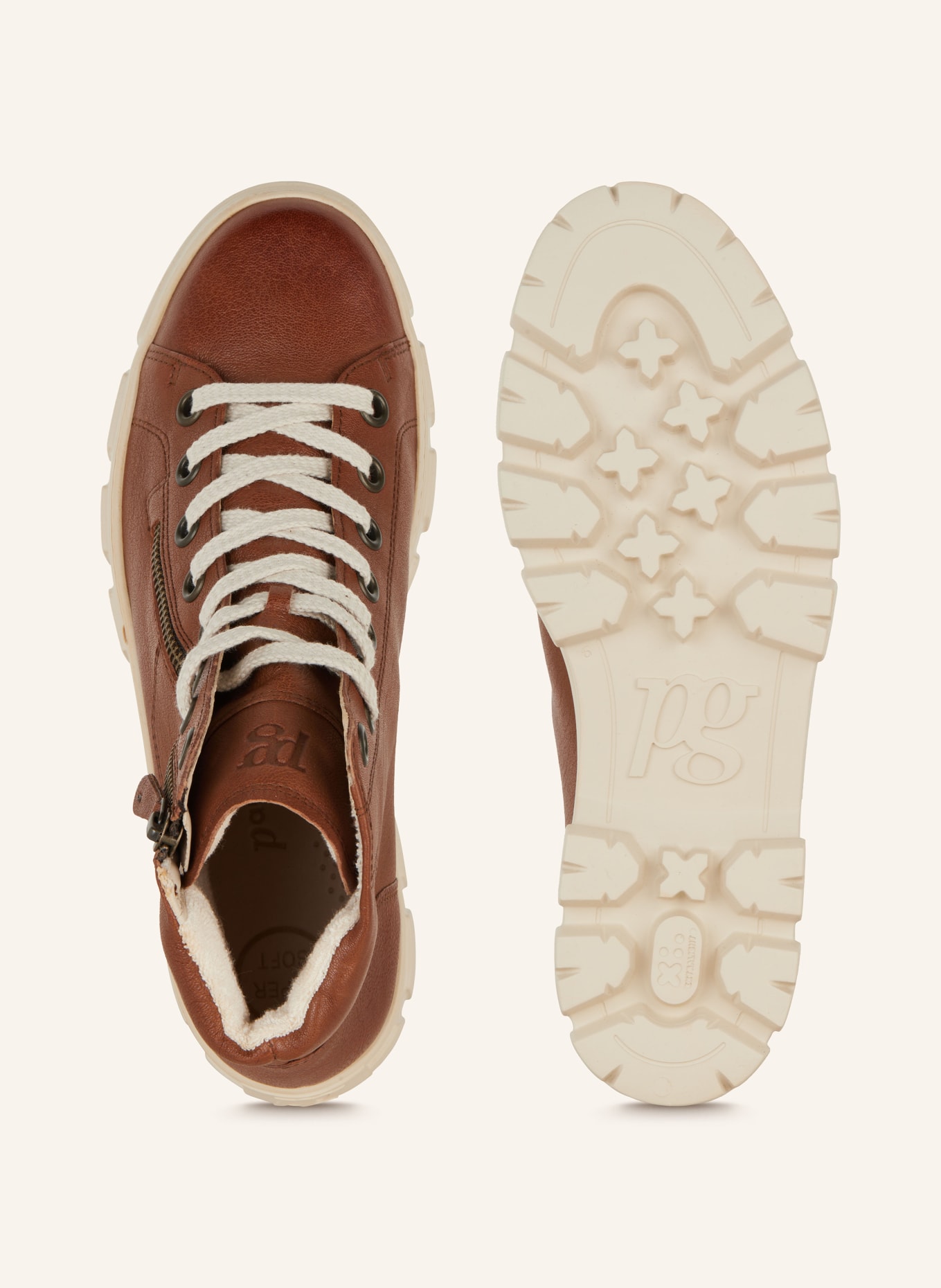 paul green Lace-up boots: BROWN