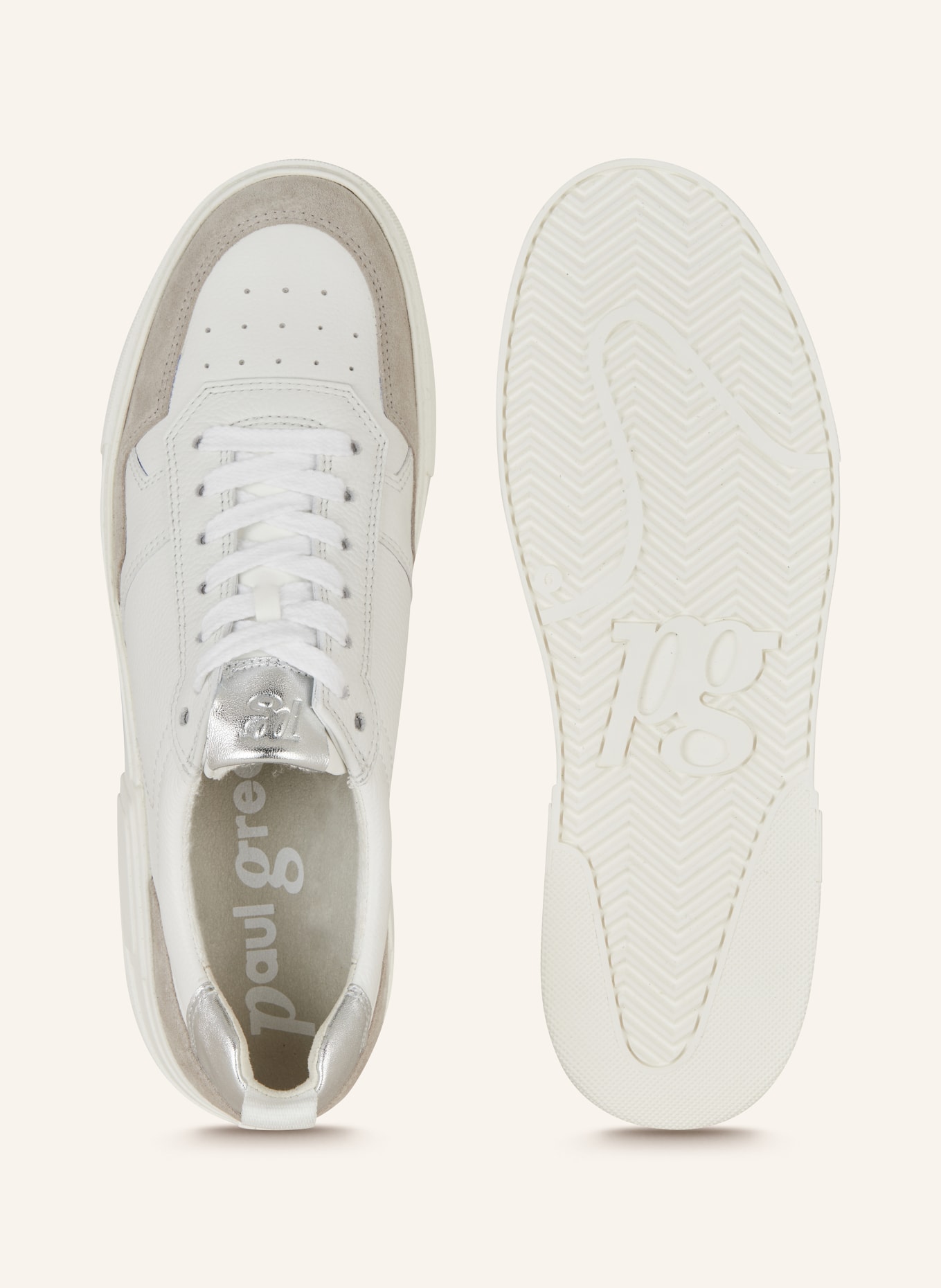 paul green Sneakers, Color: WHITE/ GRAY (Image 5)