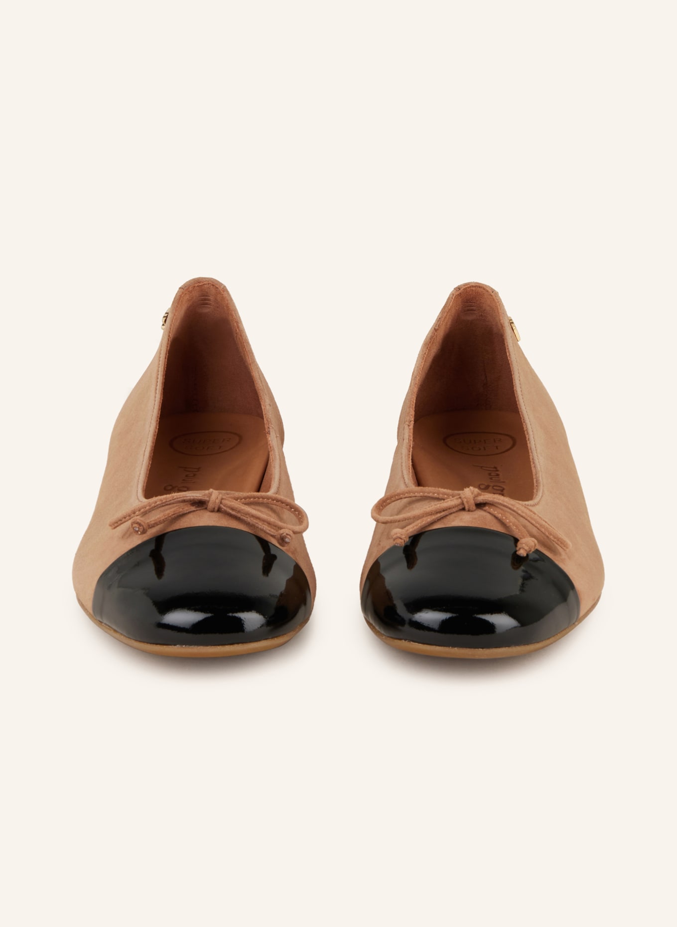 paul green Ballerinas, Farbe: BEIGE/ SCHWARZ (Bild 3)