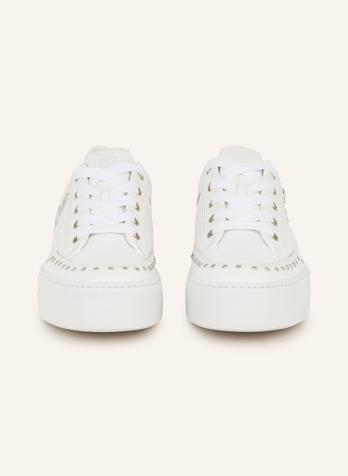 paul green Sneakers with rivets, Color: WHITE (Image 3)