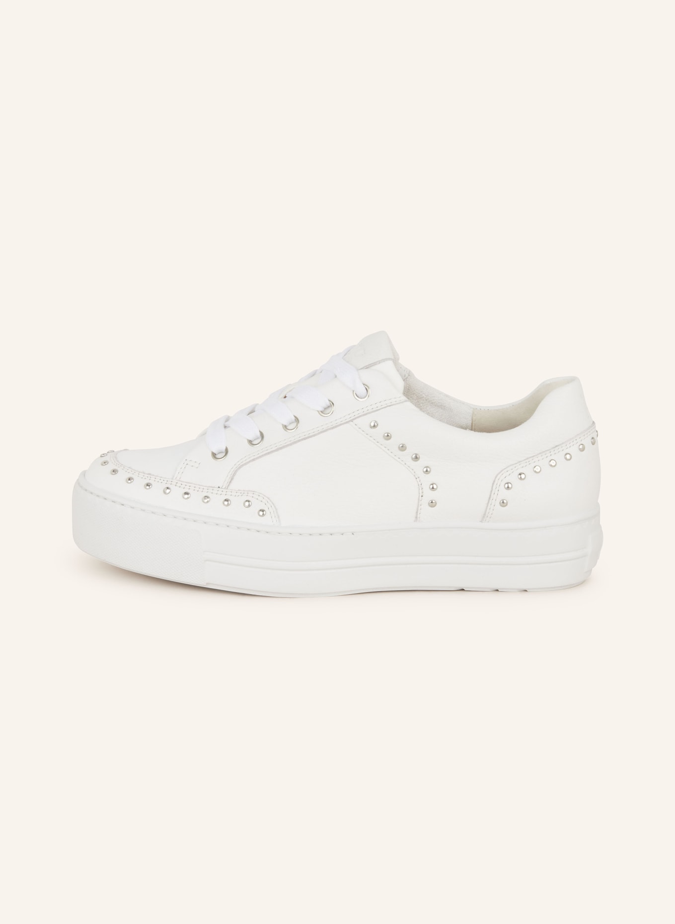 paul green Sneakers with rivets, Color: WHITE (Image 4)