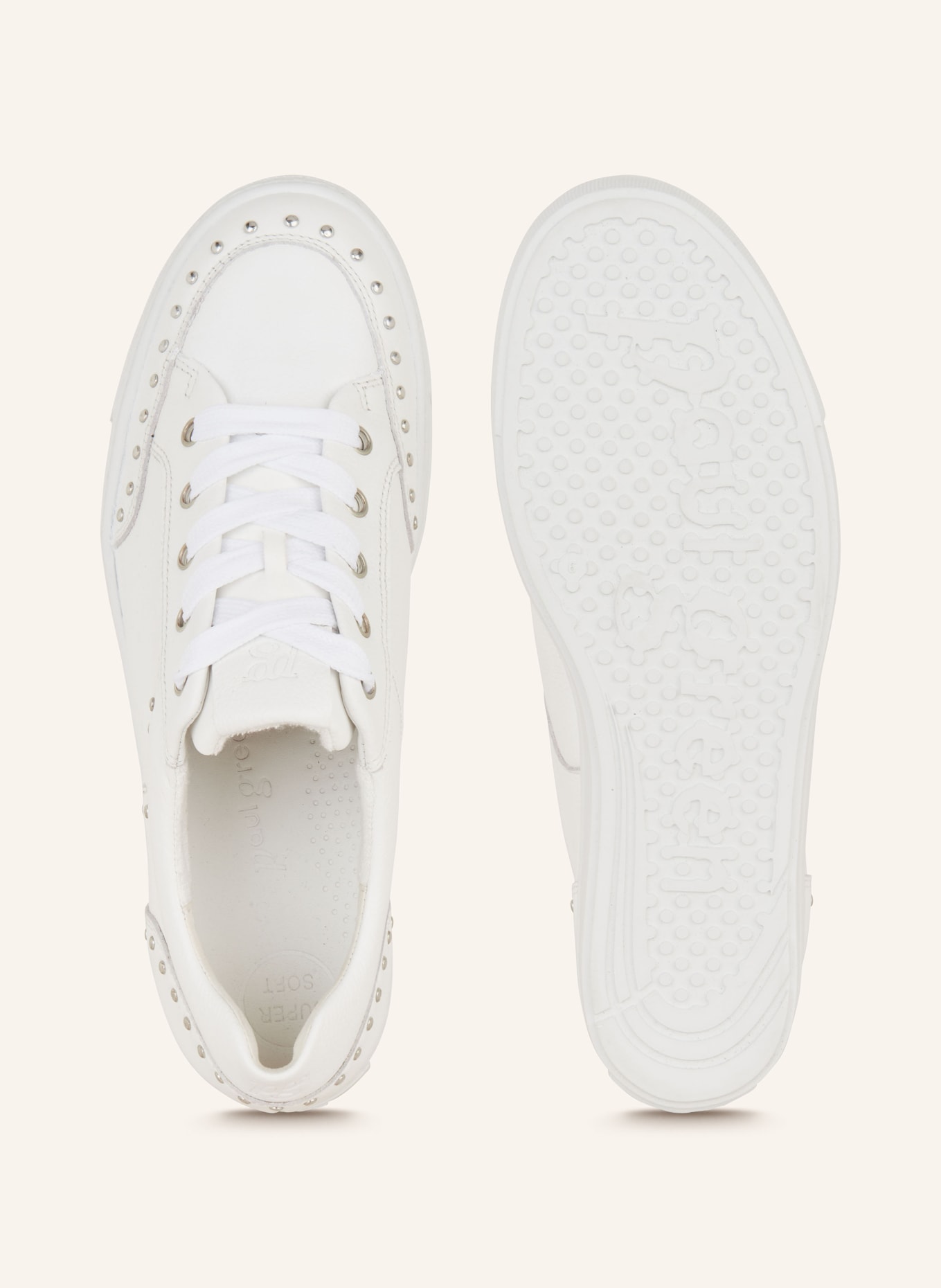 paul green Sneakers with rivets, Color: WHITE (Image 5)