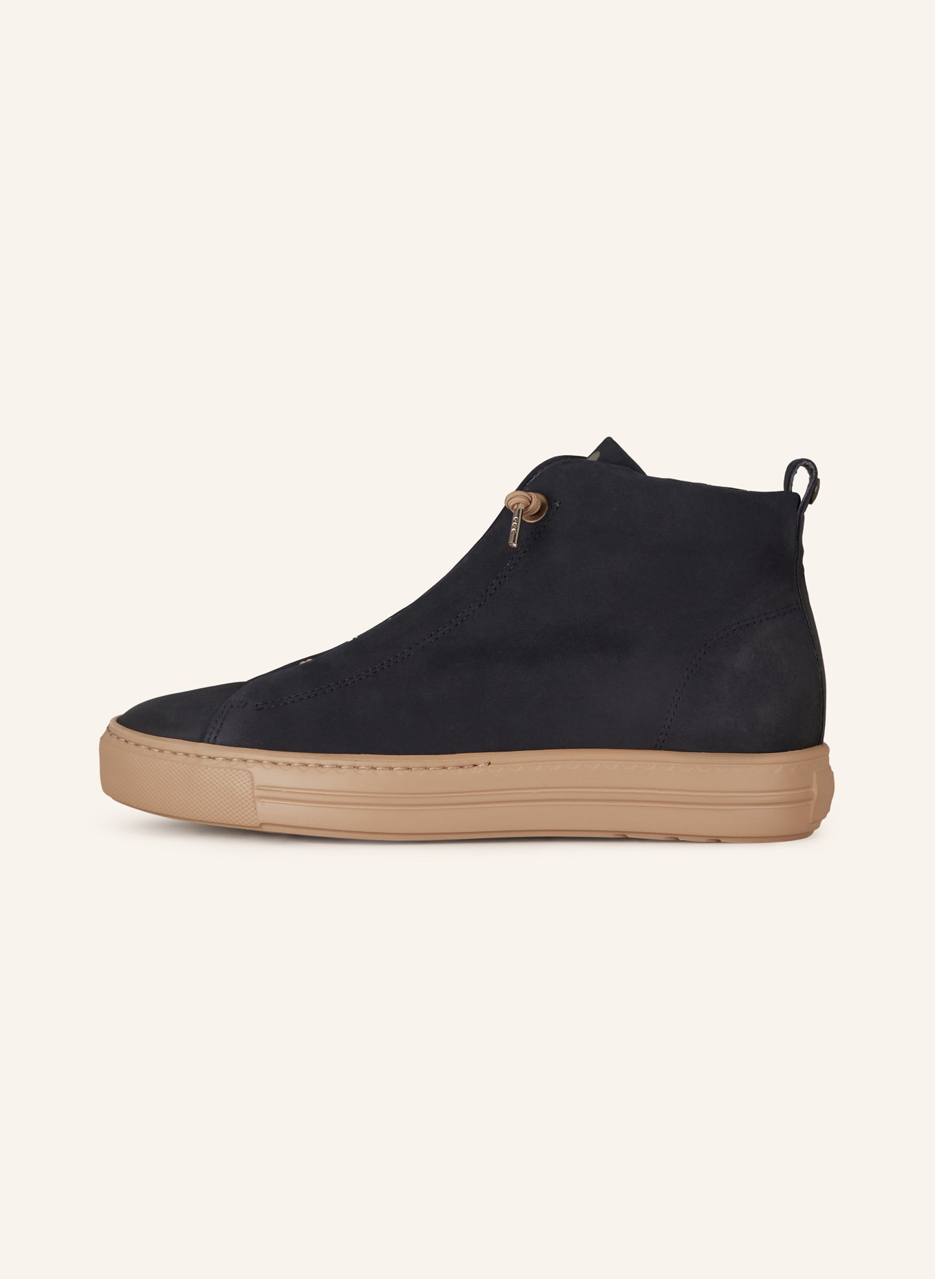 paul green Hightop-Sneaker: DUNKELBLAU / CAMEL