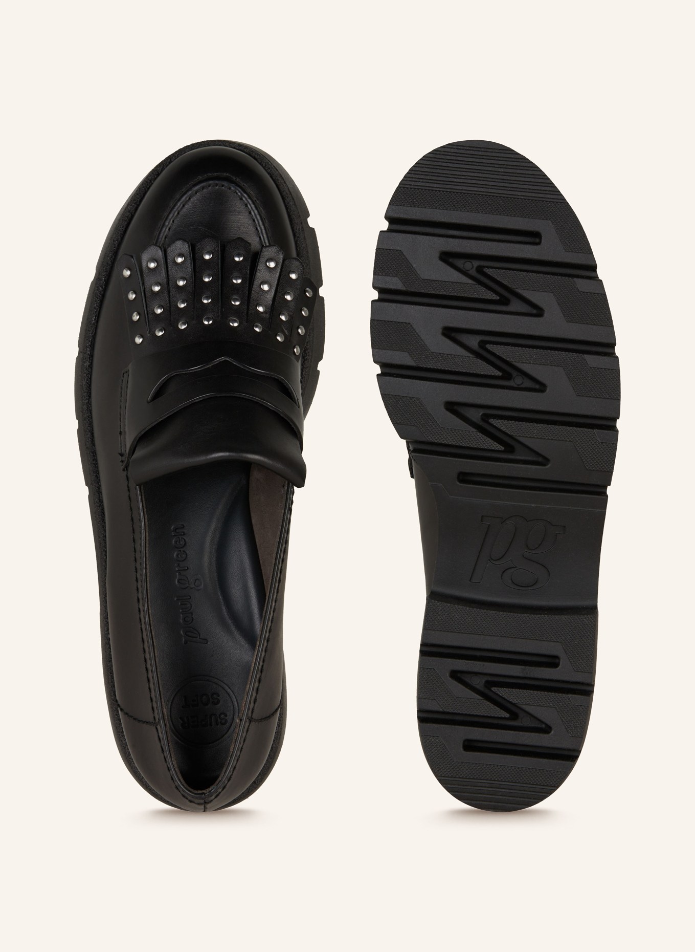 paul green Penny loafers, Color: BLACK (Image 5)