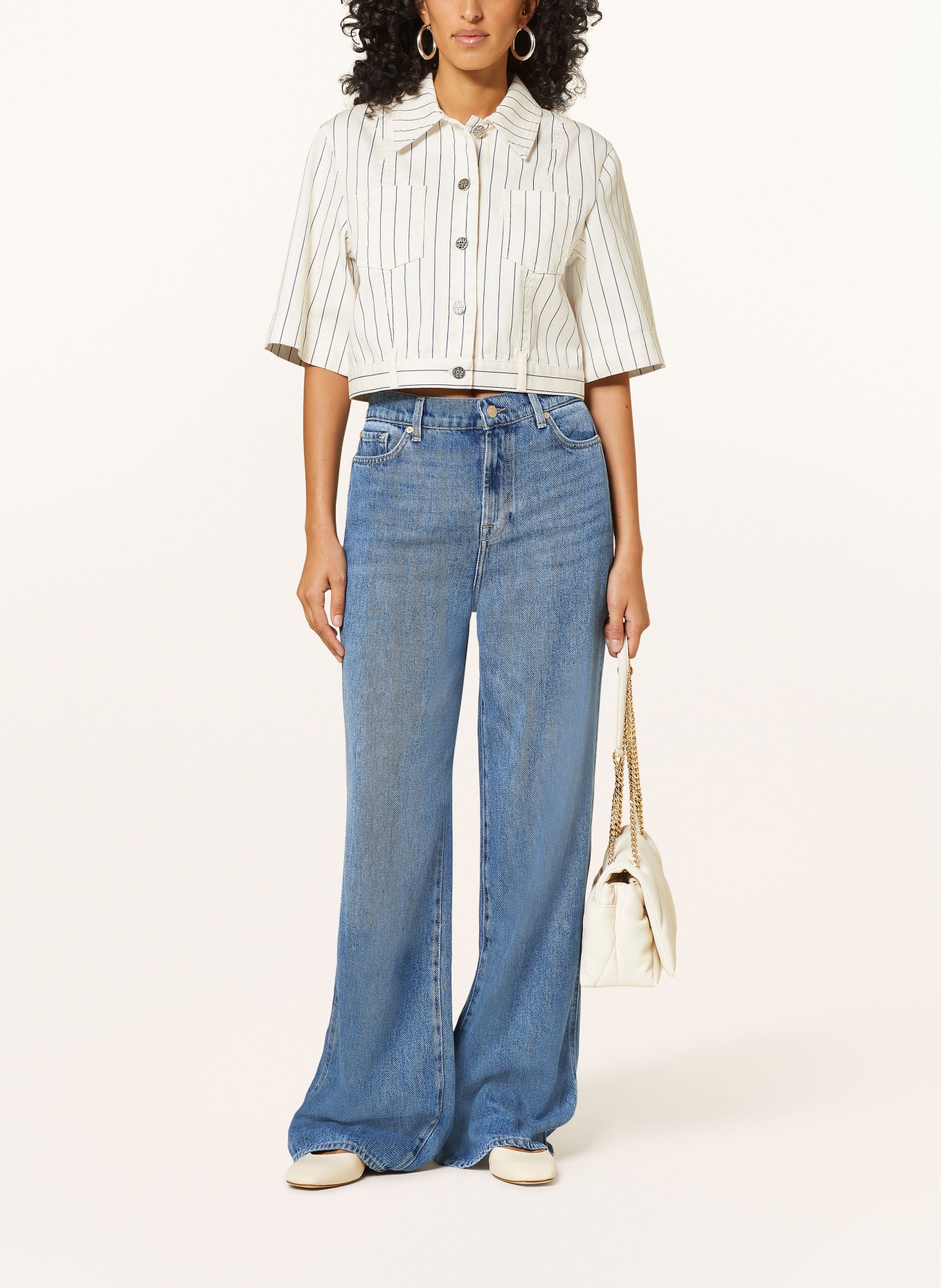 7 for all mankind Straight jeans SCOUT DREAM ON, Color: MID BLUE (Image 2)