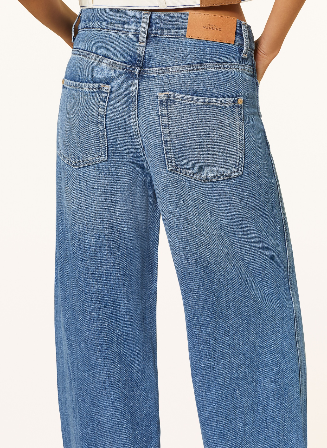 7 for all mankind Straight jeans SCOUT DREAM ON, Color: MID BLUE (Image 5)