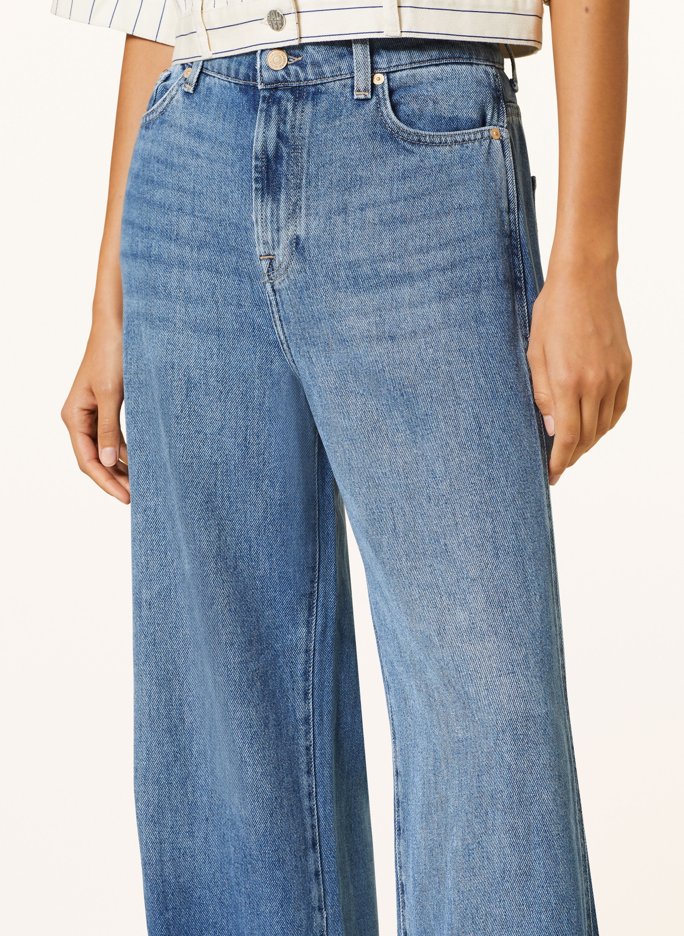 7 for all mankind Straight jeans SCOUT DREAM ON, Color: MID BLUE (Image 6)