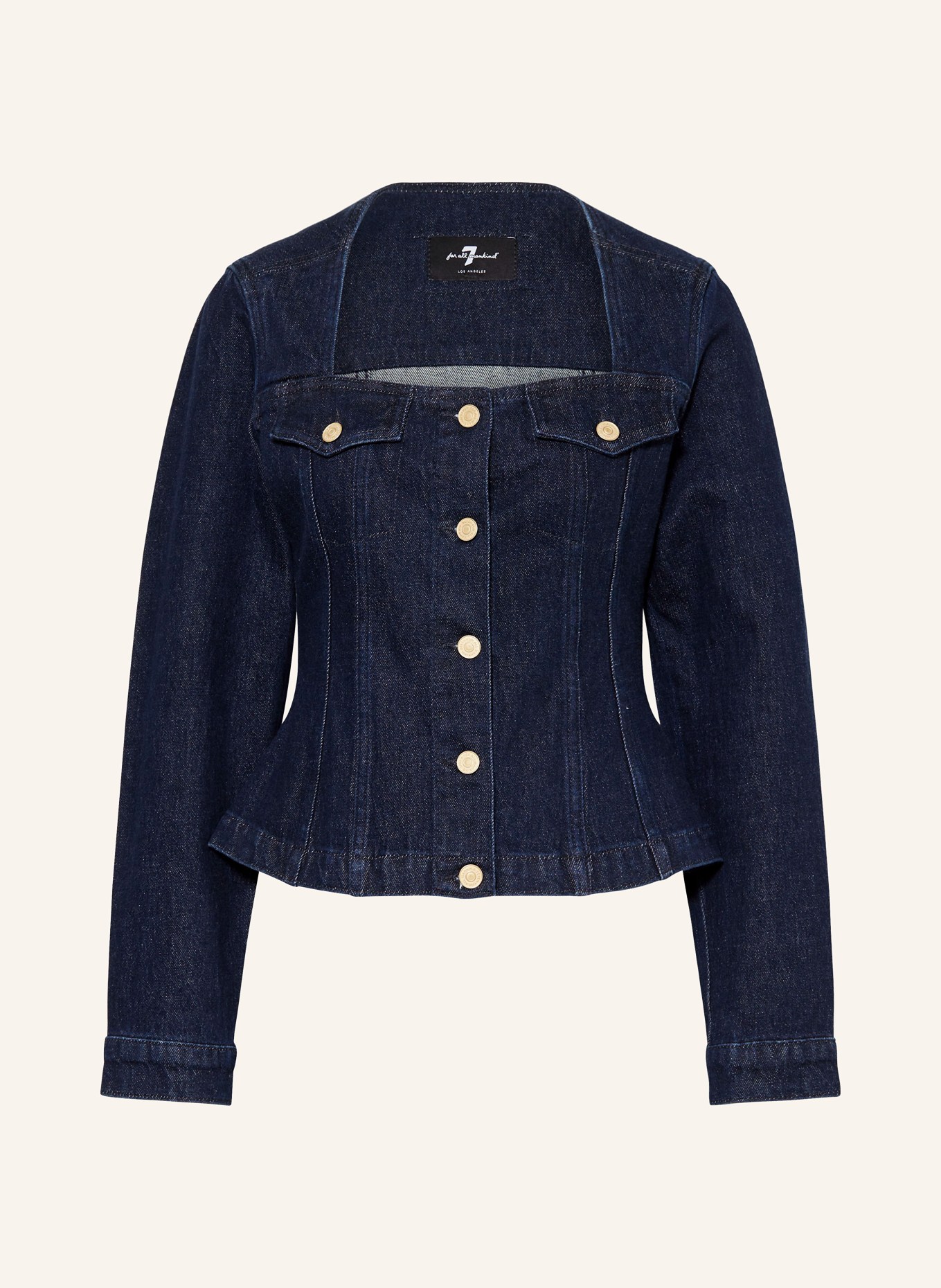 7 for all mankind Jeansjacke SWEETHEART in dunkelblau