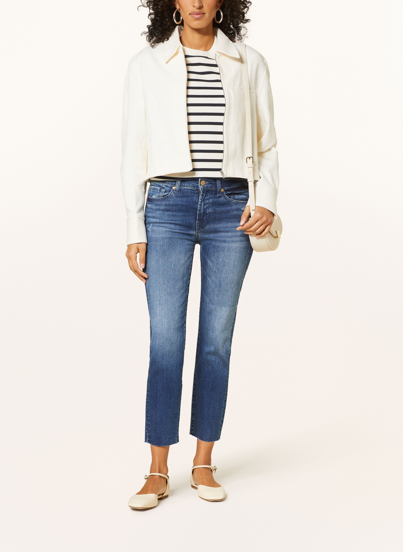 7 for all mankind 7/8 jeans ROXANNE ANKLE, Color: DARK BLUE (Image 2)