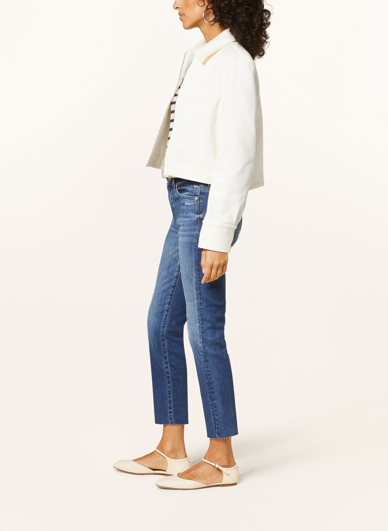 7 for all mankind 7/8 jeans ROXANNE ANKLE, Color: DARK BLUE (Image 4)