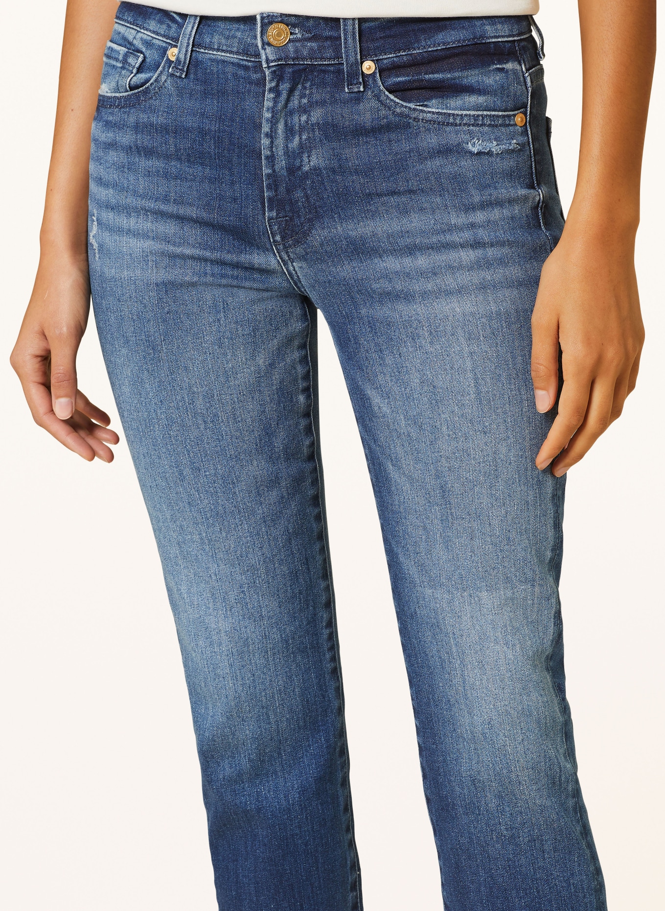 7 for all mankind 7/8 jeans ROXANNE ANKLE, Color: DARK BLUE (Image 5)